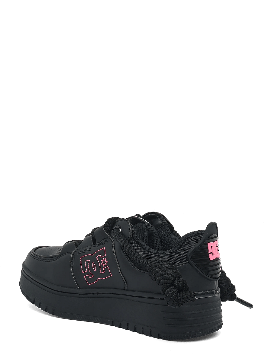 DC - DC BRATEN - lave sneakers - black/pink - 1