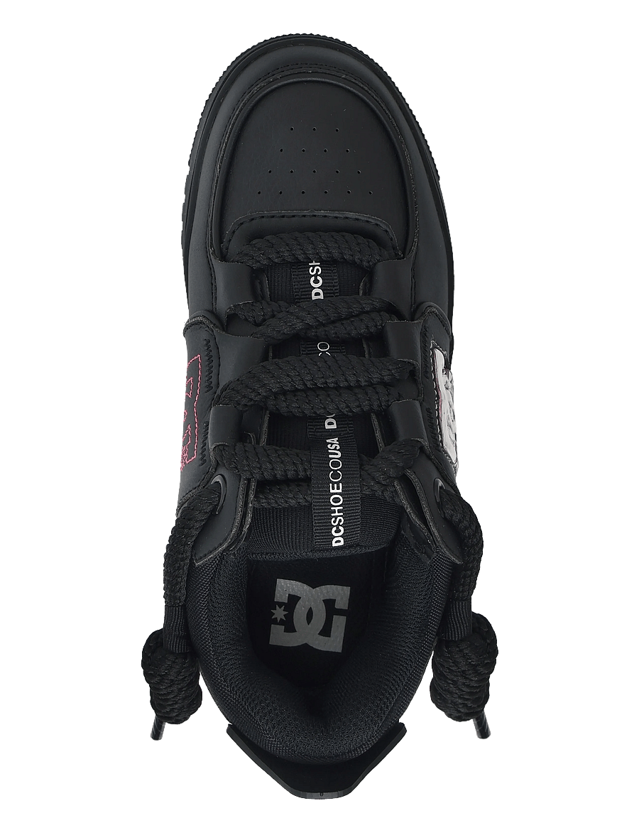 DC - DC BRATEN - lave sneakers - black/pink - 3