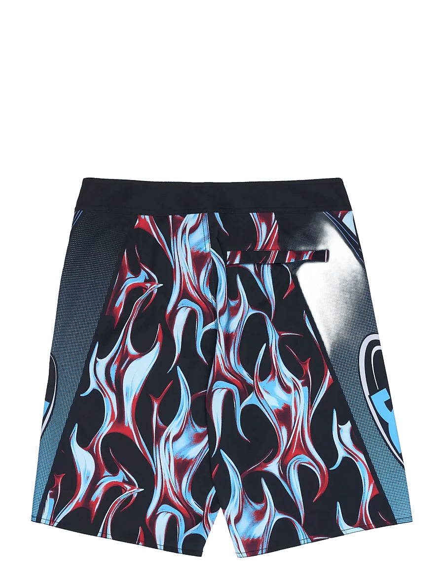 DC - SYLEM 21 - swim shorts - liquid fuego black - 2