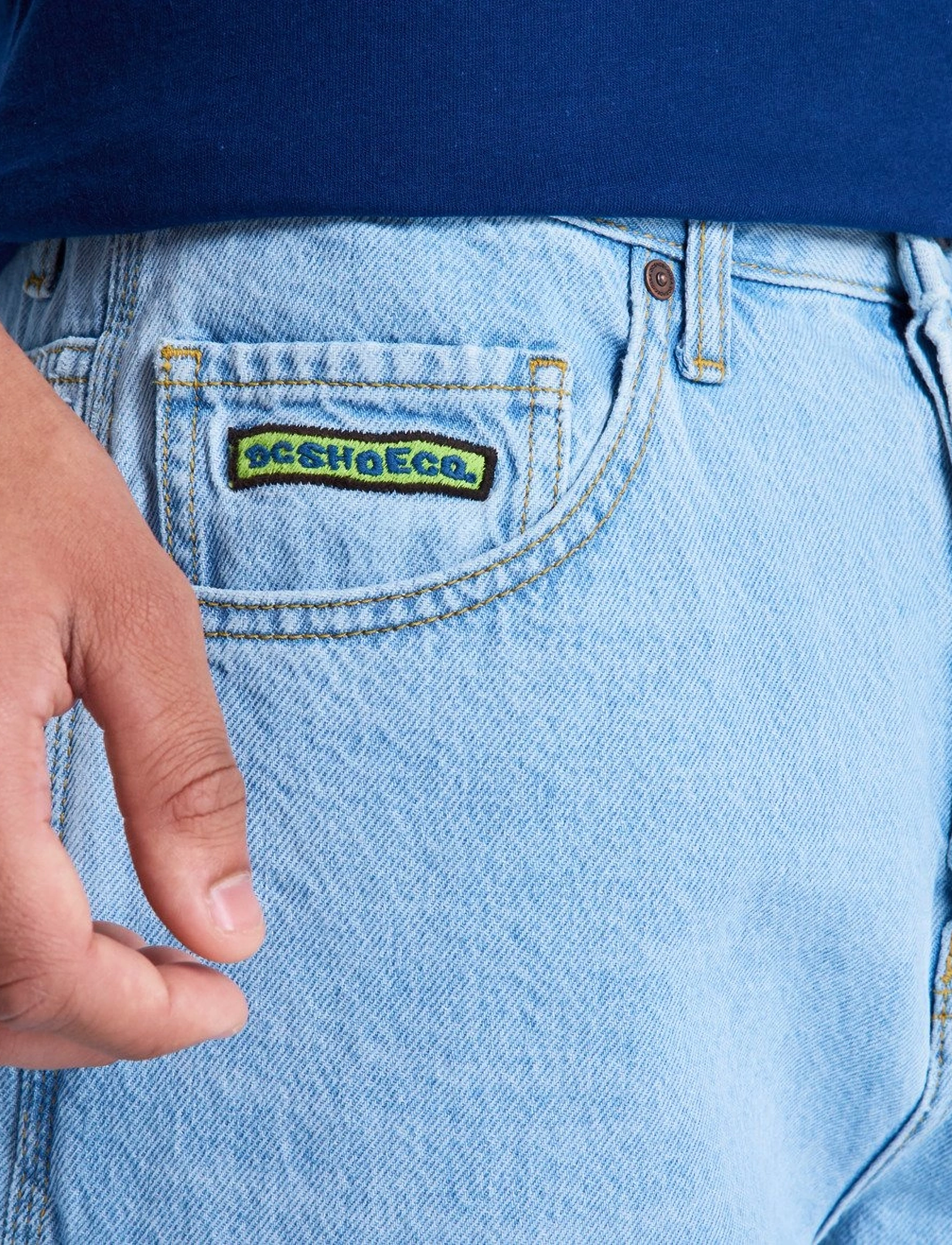 DC - BAGGY DENIM CARPENTER PANT - casual - indigo light - 4