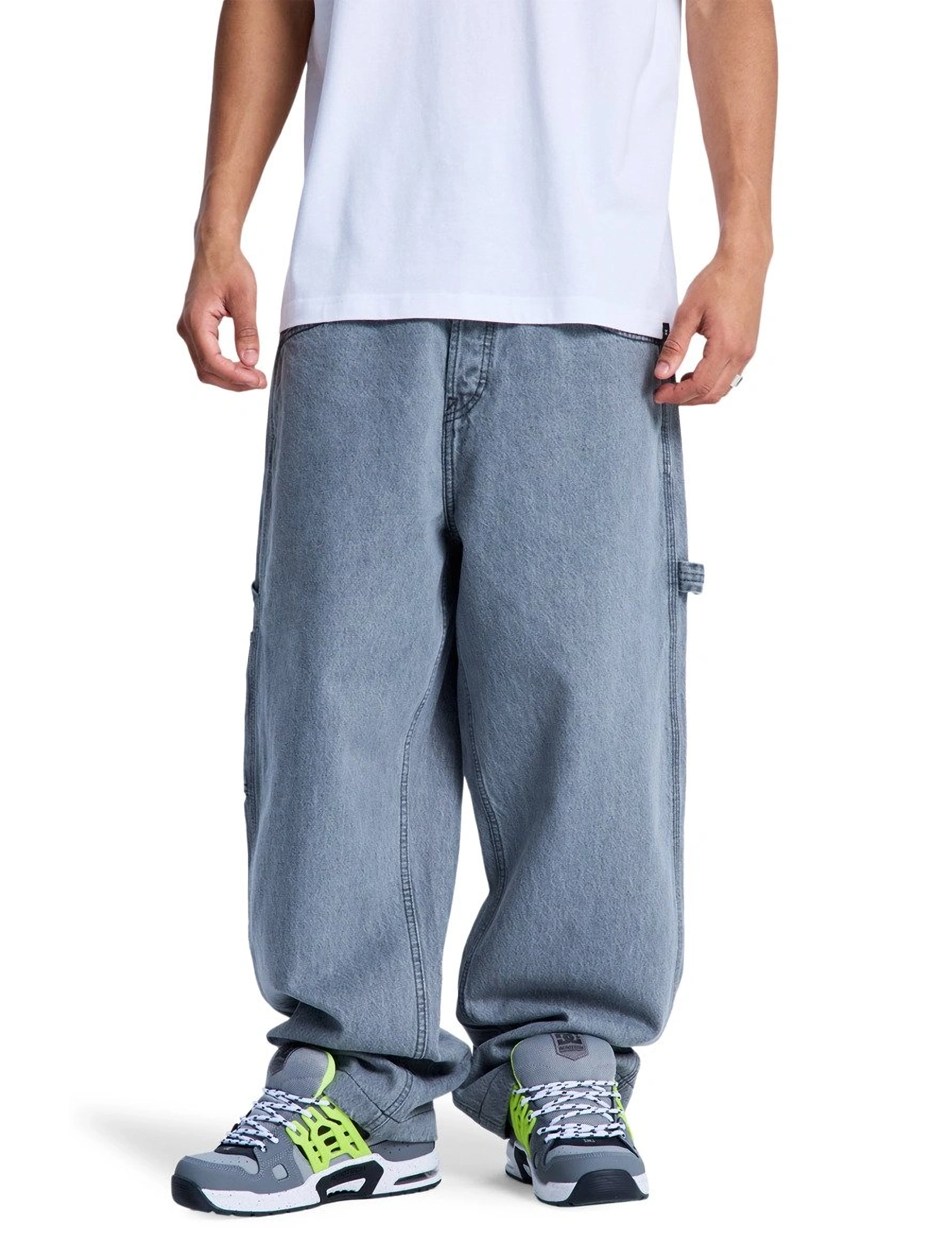 DC Baggy Denim Carpenter Pant, 32-32 x 32, Grey, Sport Pants > Sport Casual Trousers, Herre