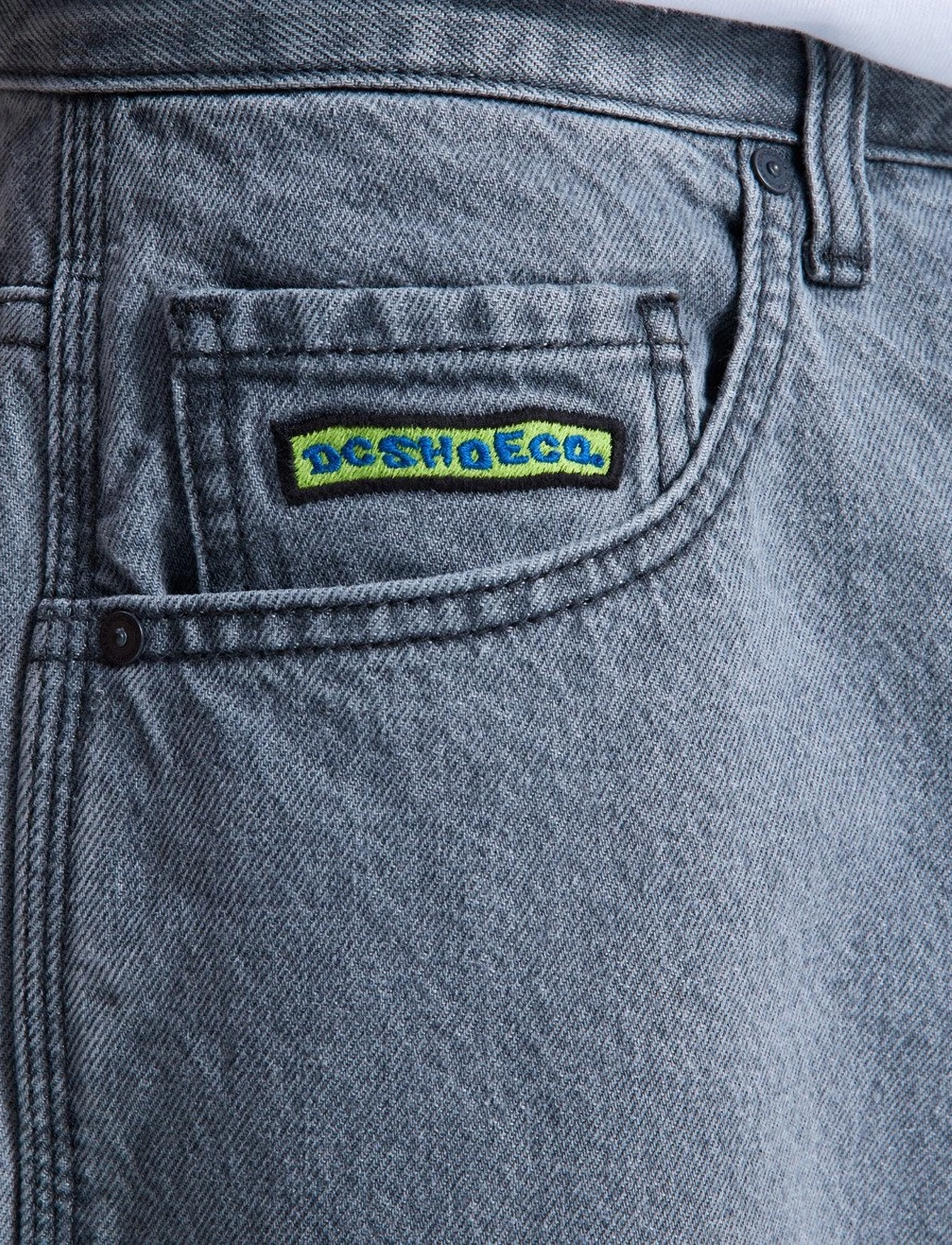 DC - BAGGY DENIM CARPENTER PANT - sporthosen - medium grey - 4