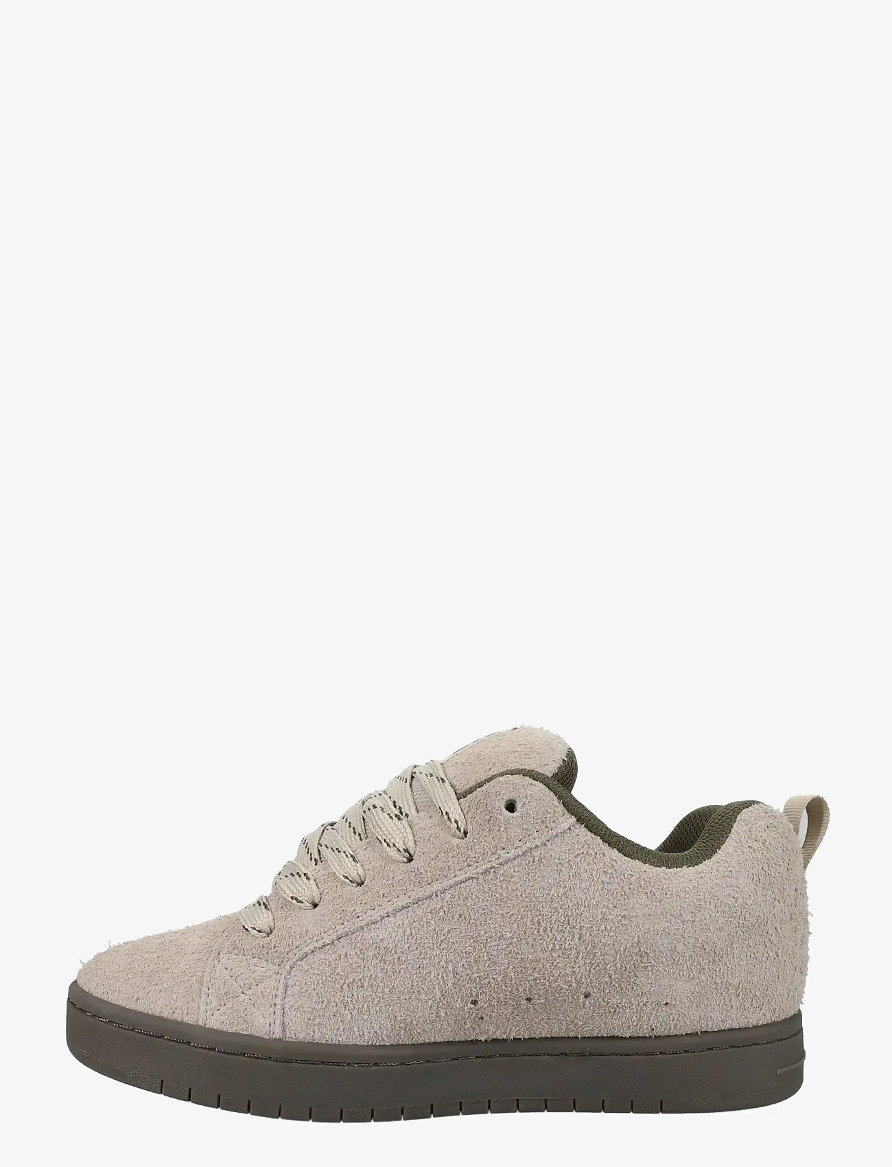DC - COURT GRAFFIK - niedriger schnitt - taupe/olive - 1