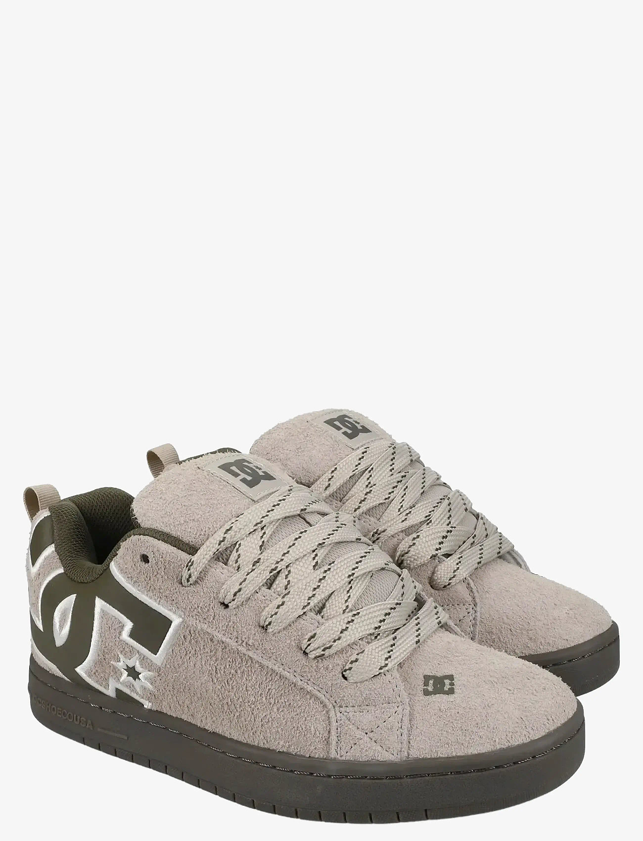 DC - COURT GRAFFIK - niedriger schnitt - taupe/olive - 2