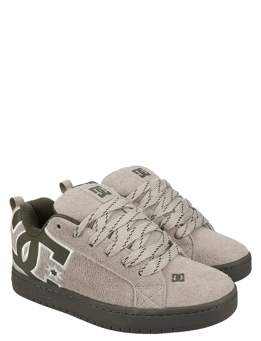 DC - COURT GRAFFIK SE - lave sneakers - taupe/olive - 2