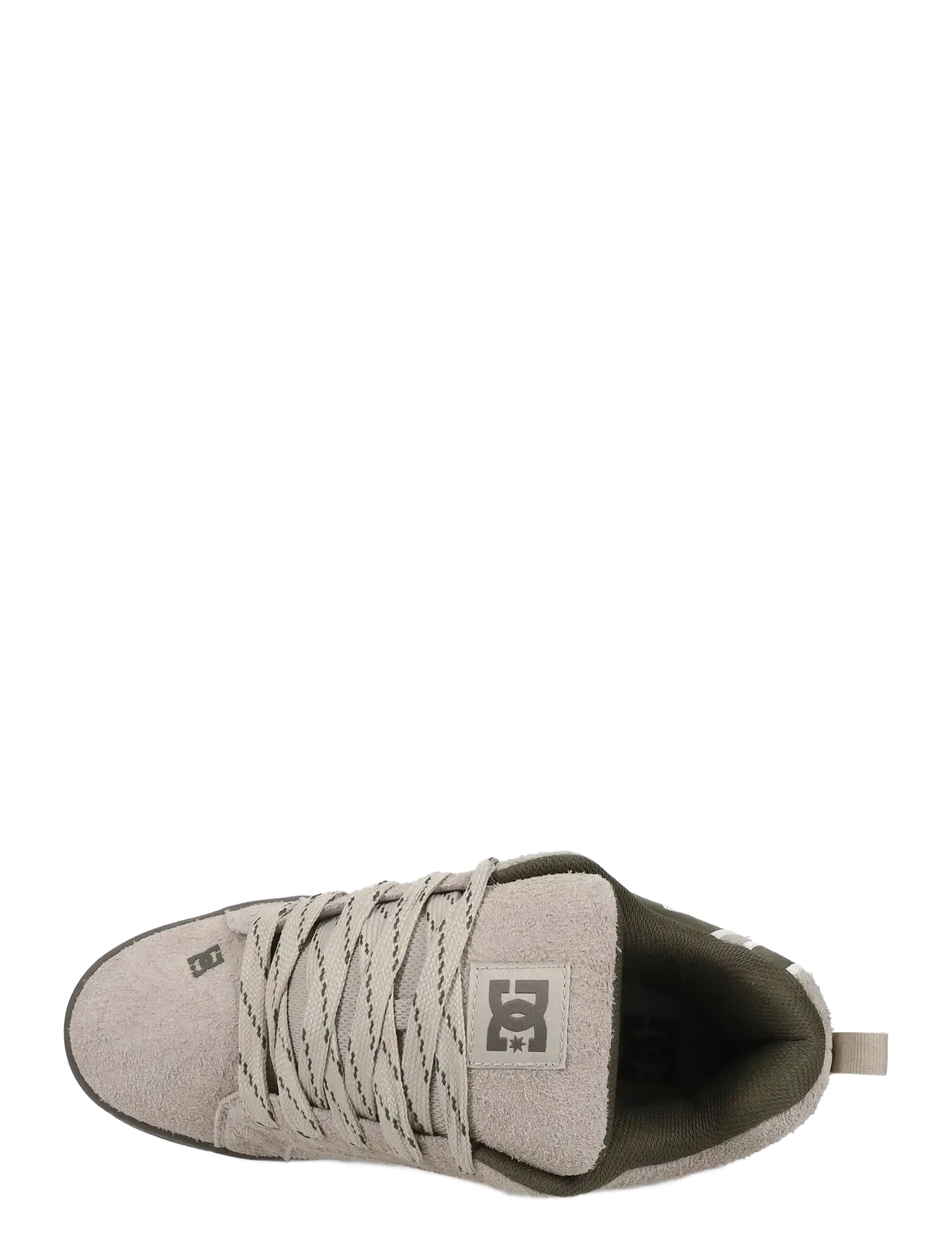 DC - COURT GRAFFIK - matalavartiset tennarit - taupe/olive - 3
