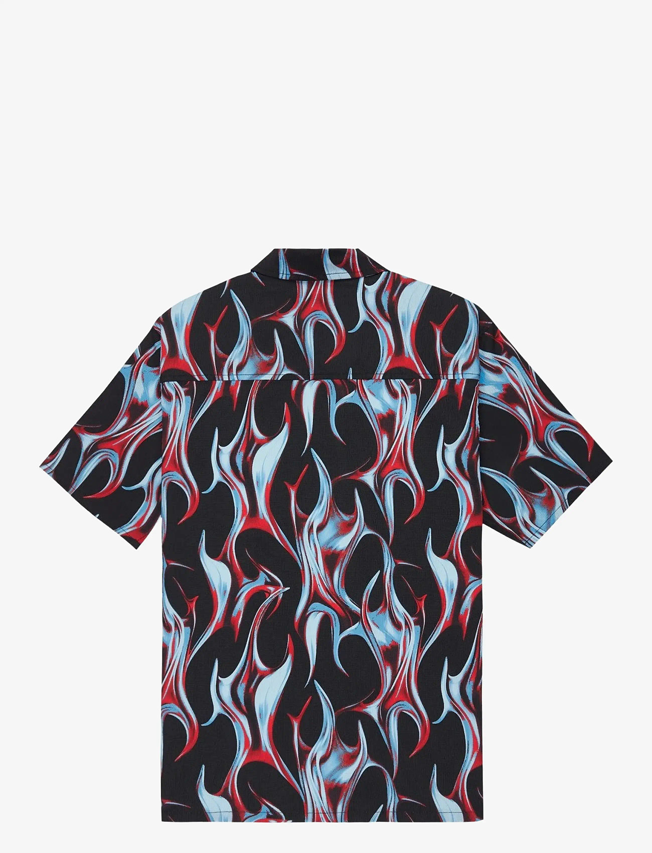 DC - FULL ON RESORT - tops & t-shirts - liquid fuego black - 2