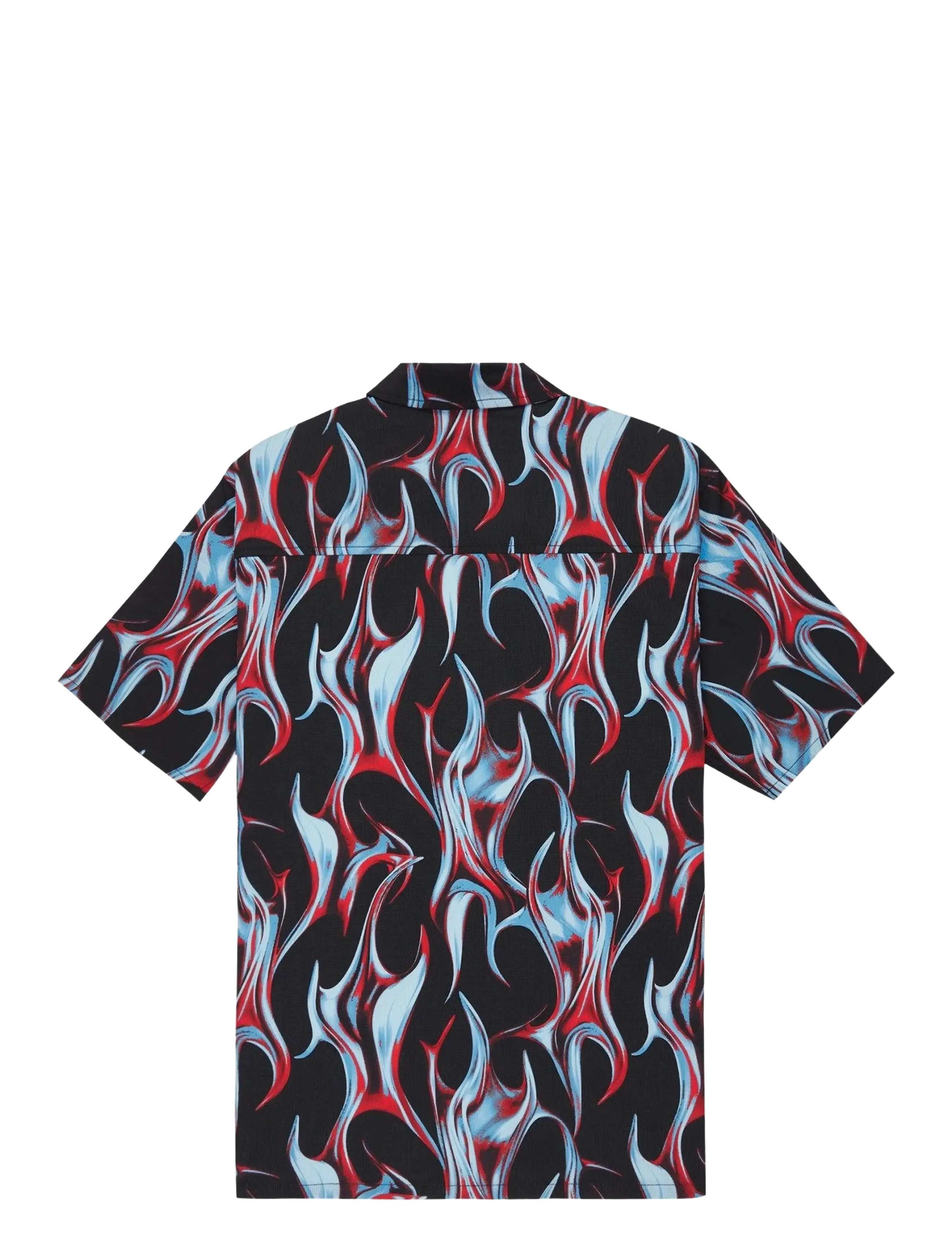 DC - FULL ON RESORT - hemden - liquid fuego black - 2