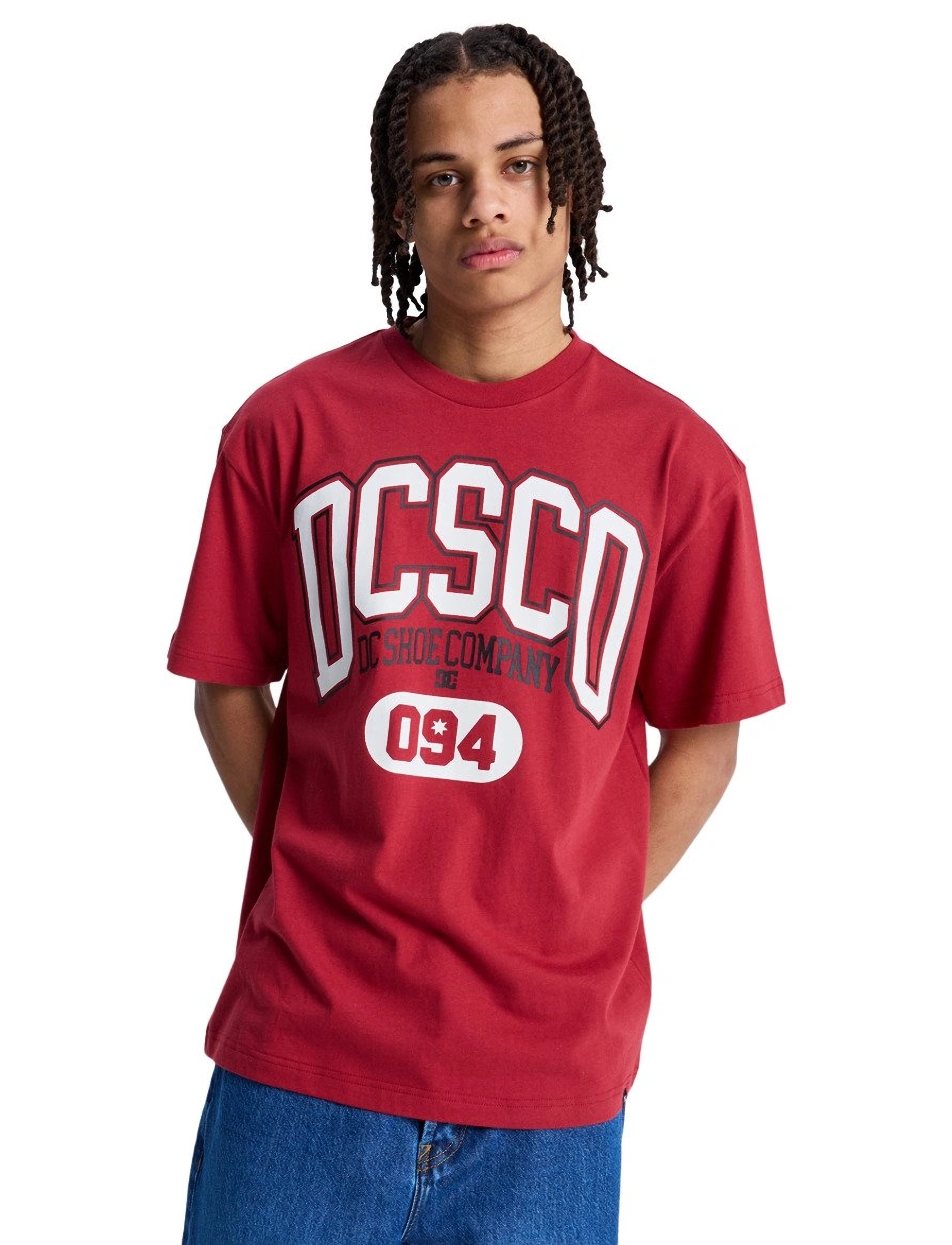 DC Elective Hss, S, Sport Oberteile, Rot - T-shirts, Männerswear