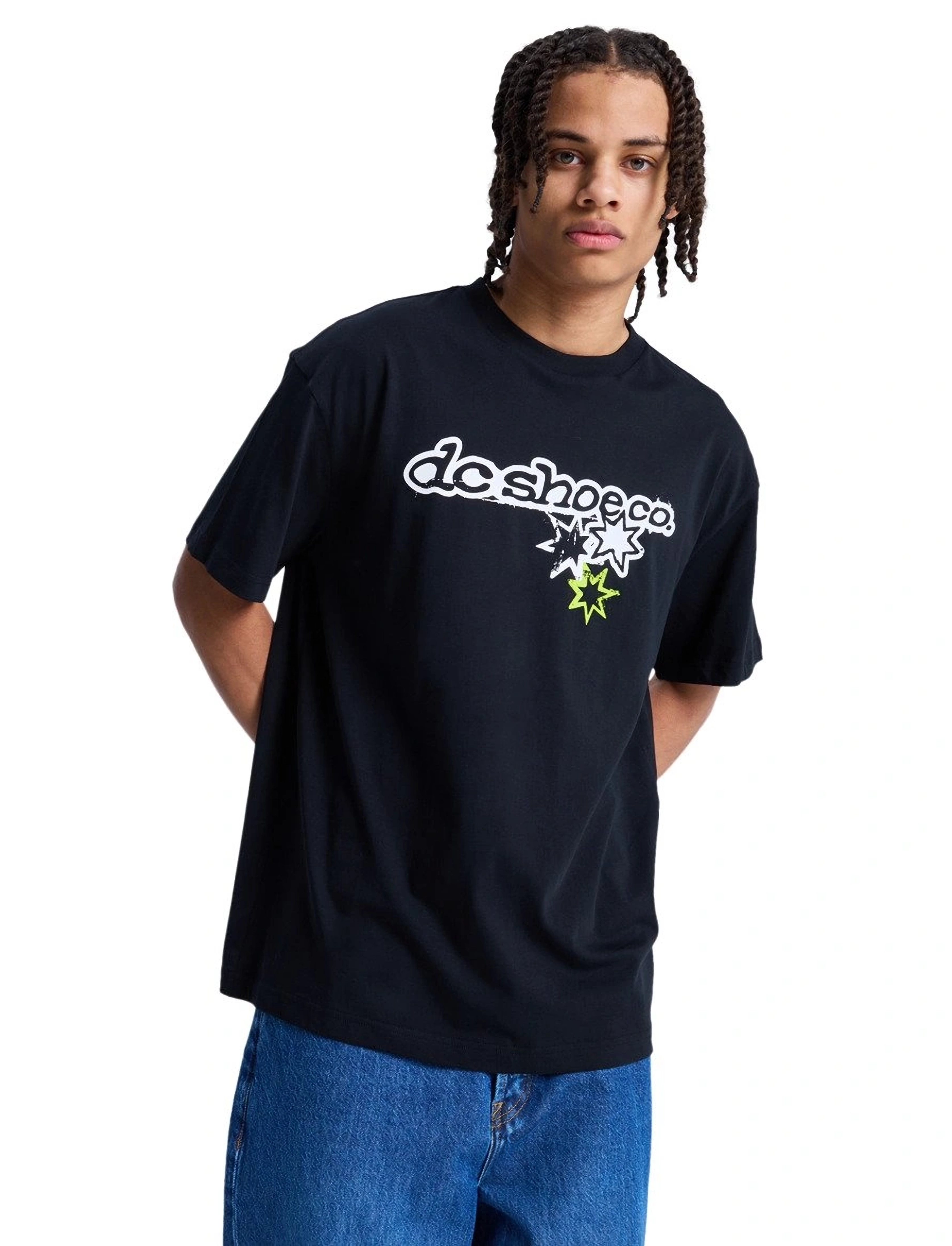 DC Star Struck Lhss, Grafisk Kortærmet T-Shirt, Sort, Str: XXL