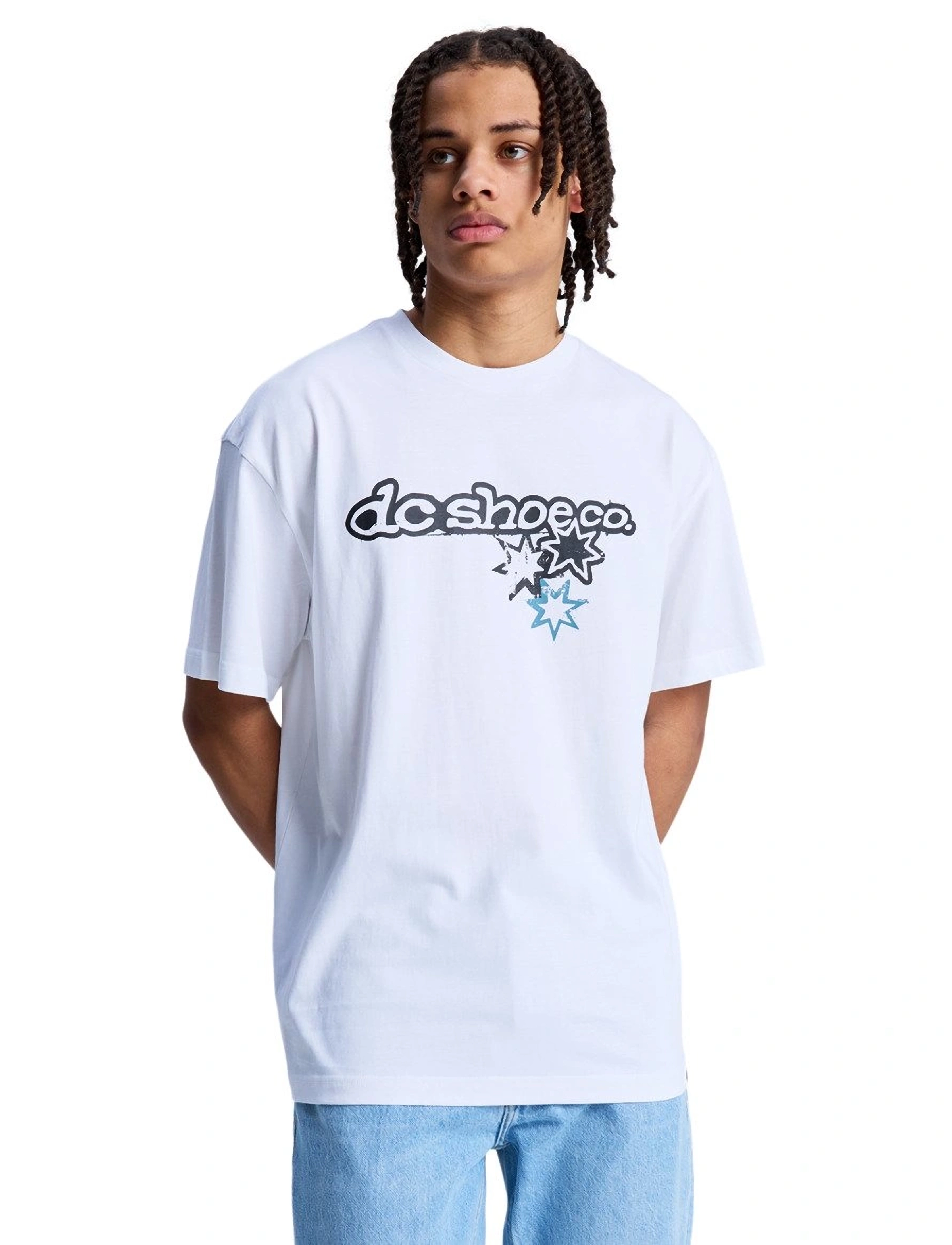 DC Star Struck Lhss, L, Sport Oberteile, Weiß - T-shirts, Männerswear