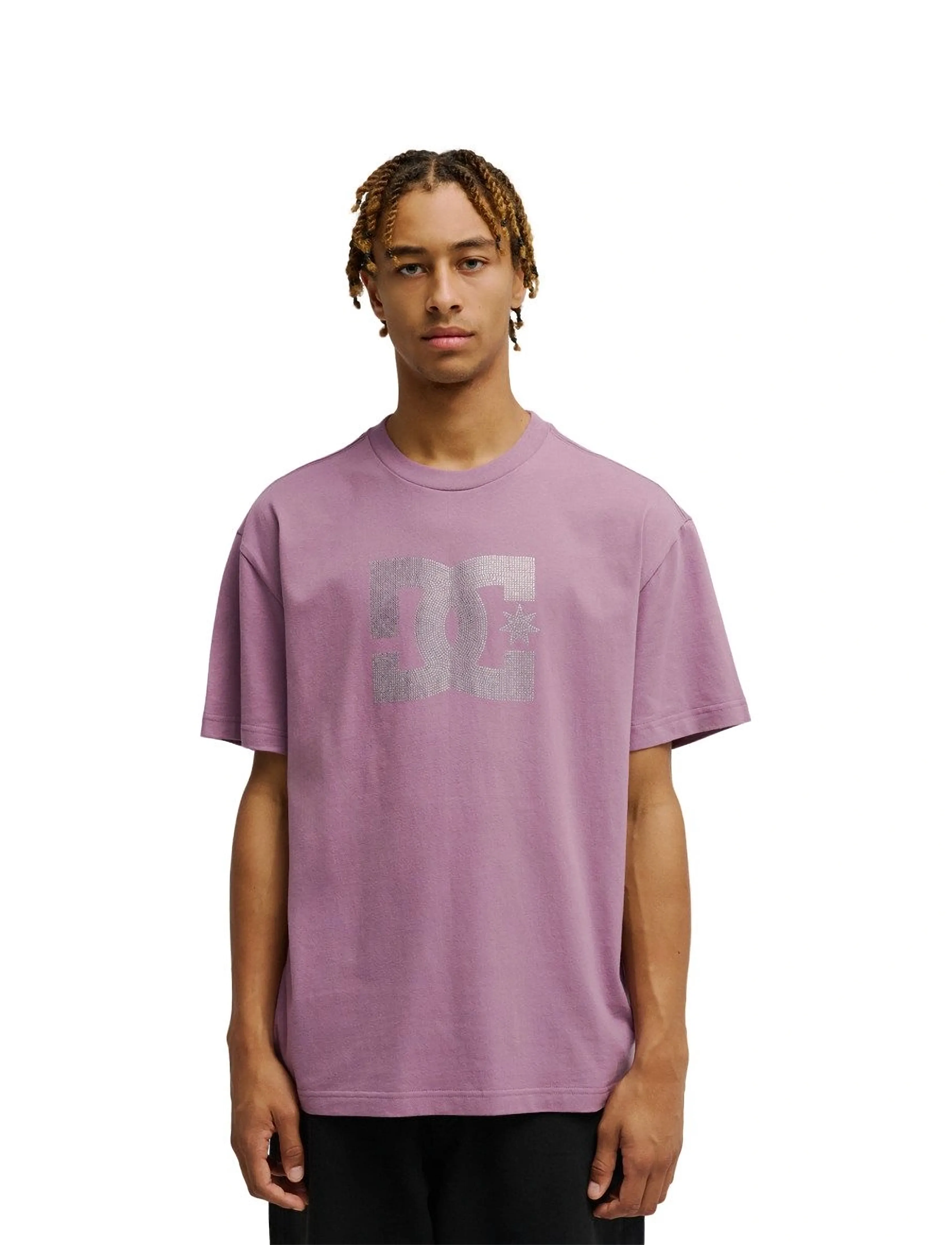 DC Strass Star Hss, L, Sport Oberteile, Rosa - T-shirts, Männerswear