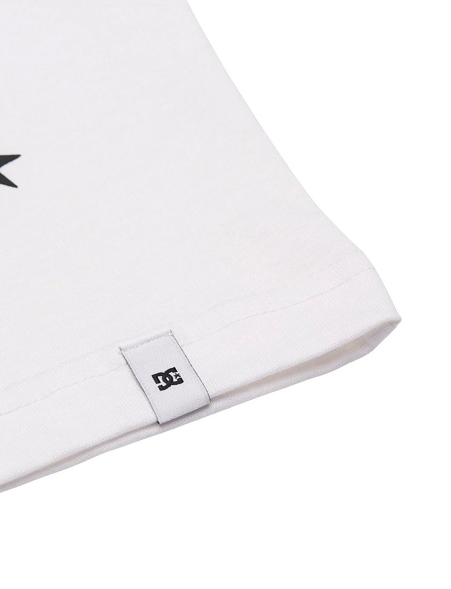DC - DC SIDE FLAME HSS - oberteile & t-shirts - white - 2