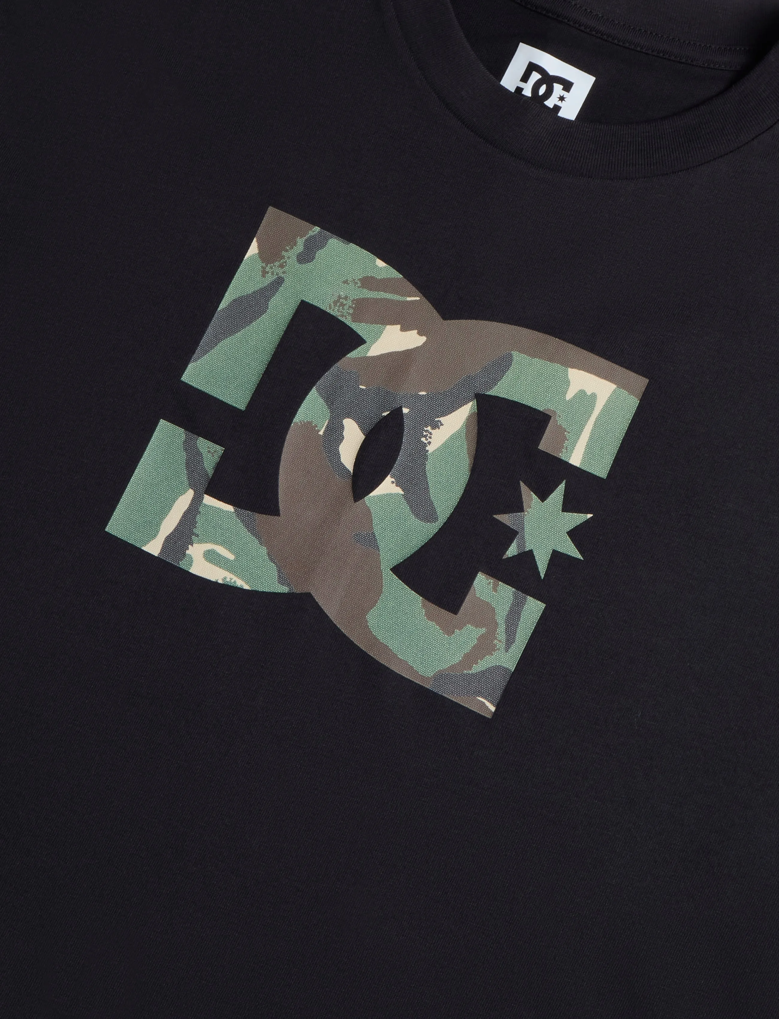 DC - DC STAR FILLED HSS - t-shirts - black - 2