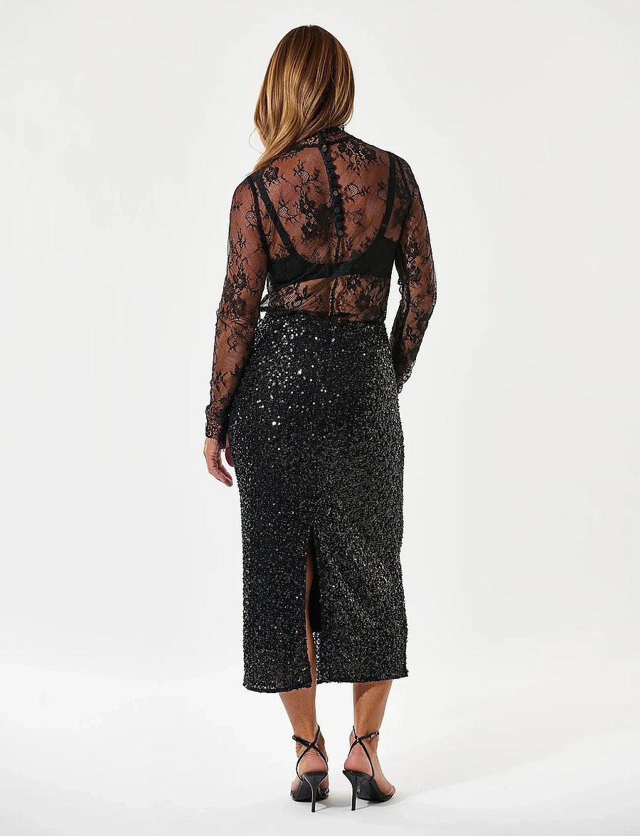 Dea Kudibal - CHRISTALDEA - langärmlige tops - black - 4
