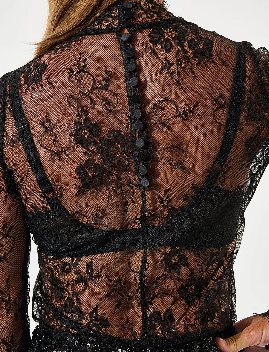 Dea Kudibal - CHRISTALDEA - langärmlige tops - black - 5