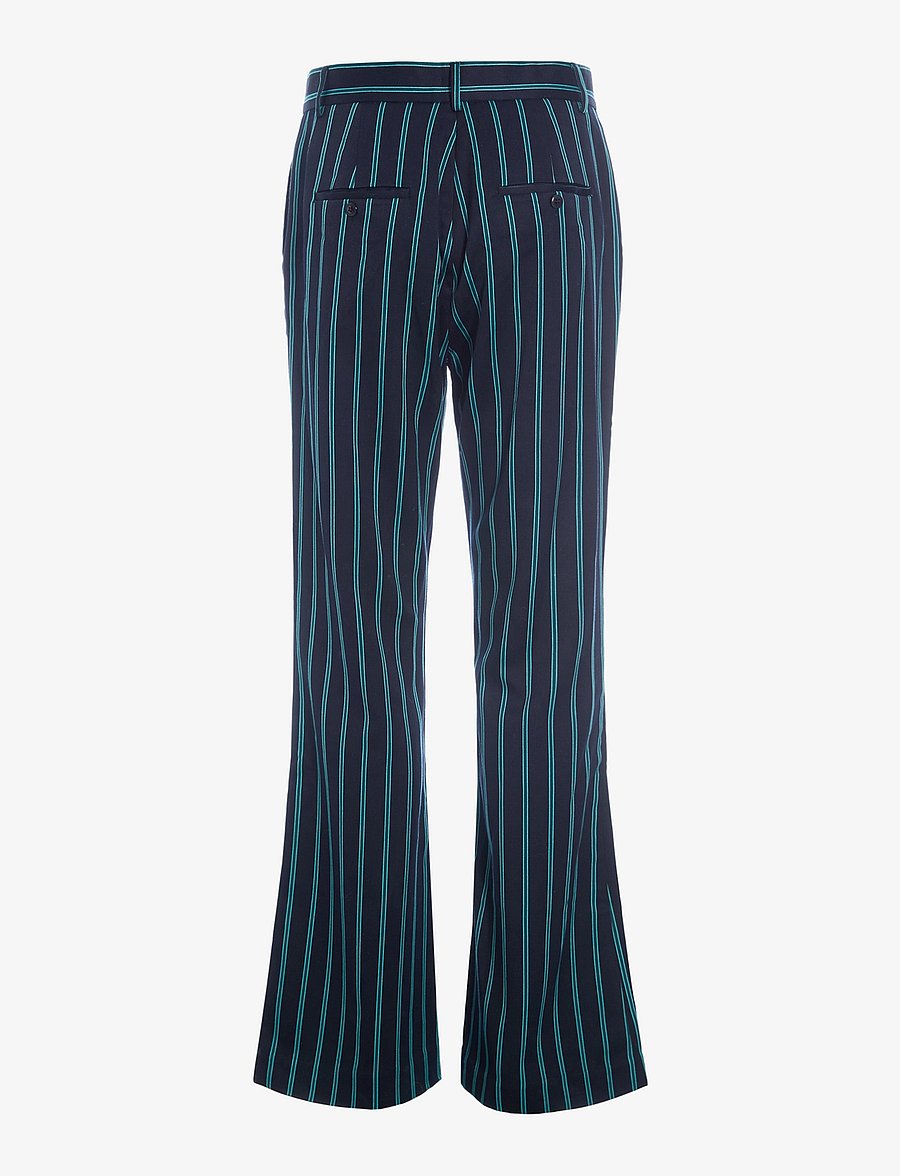 Dea Kudibal - RIHANNA - flare bukser - verdes stripe - 2