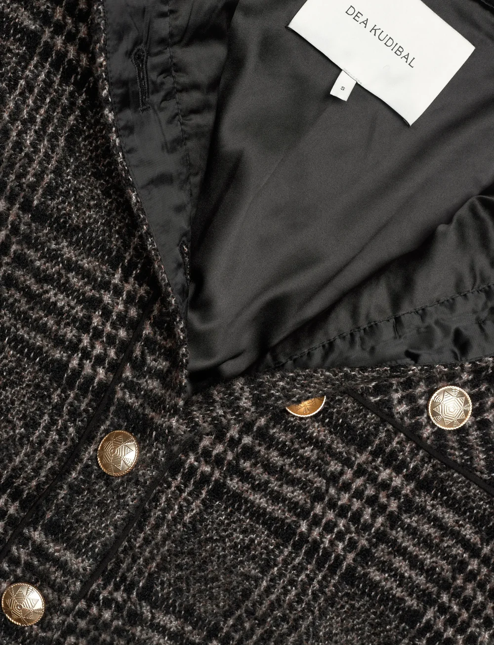 Dea Kudibal - AISHADEA - bouclés - black check - 2