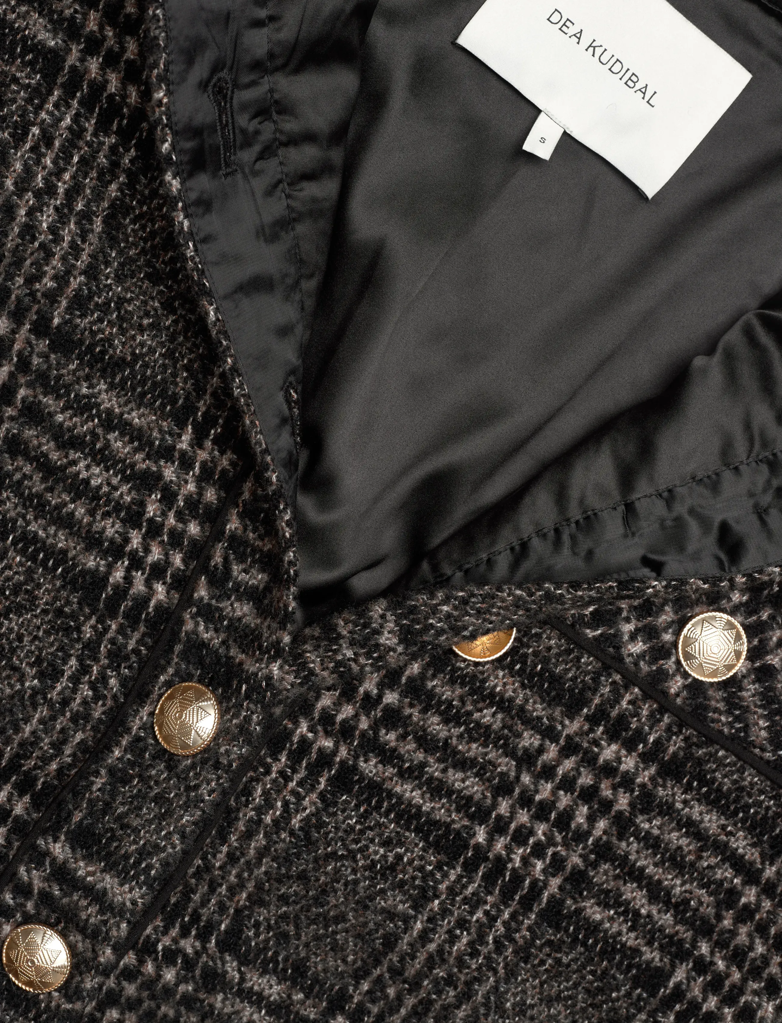 Dea Kudibal - AISHADEA - festmode zu outlet-preisen - black check - 2