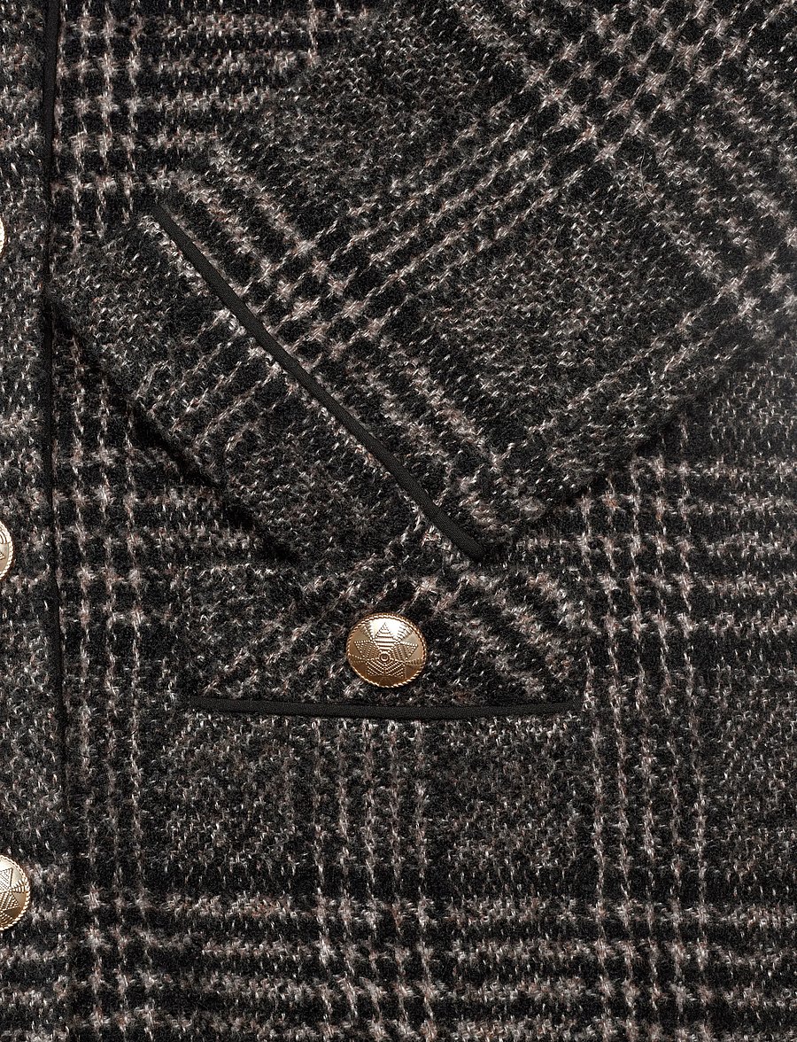 Dea Kudibal - AISHADEA - bouclés stiilis jakid - black check - 3