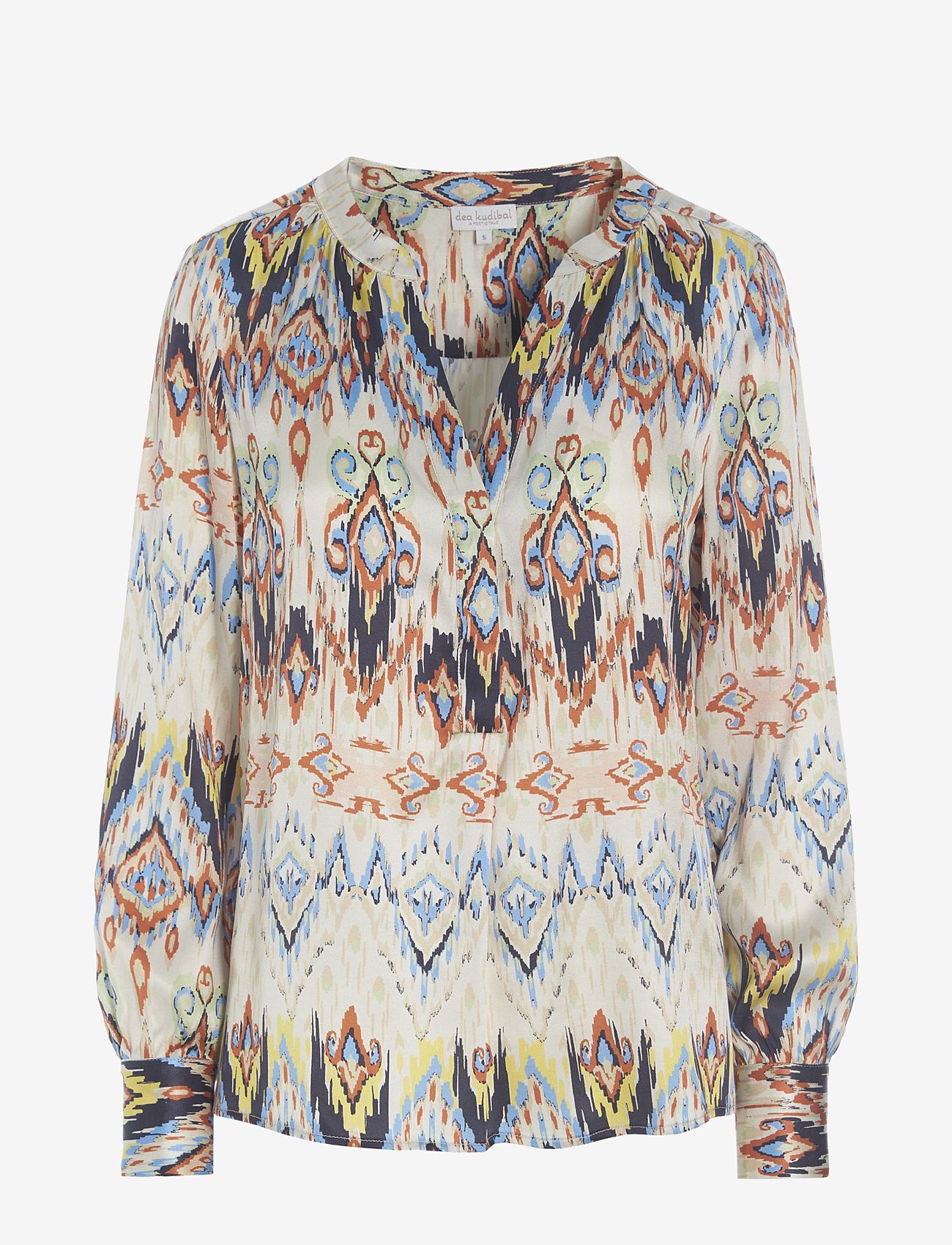 Dea Kudibal - KAY - long-sleeved blouses - ikat salsa - 0