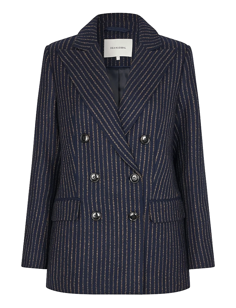 Dea Kudibal - ALBERTADEA - zweireihige blazer - blue pinstripe - 1
