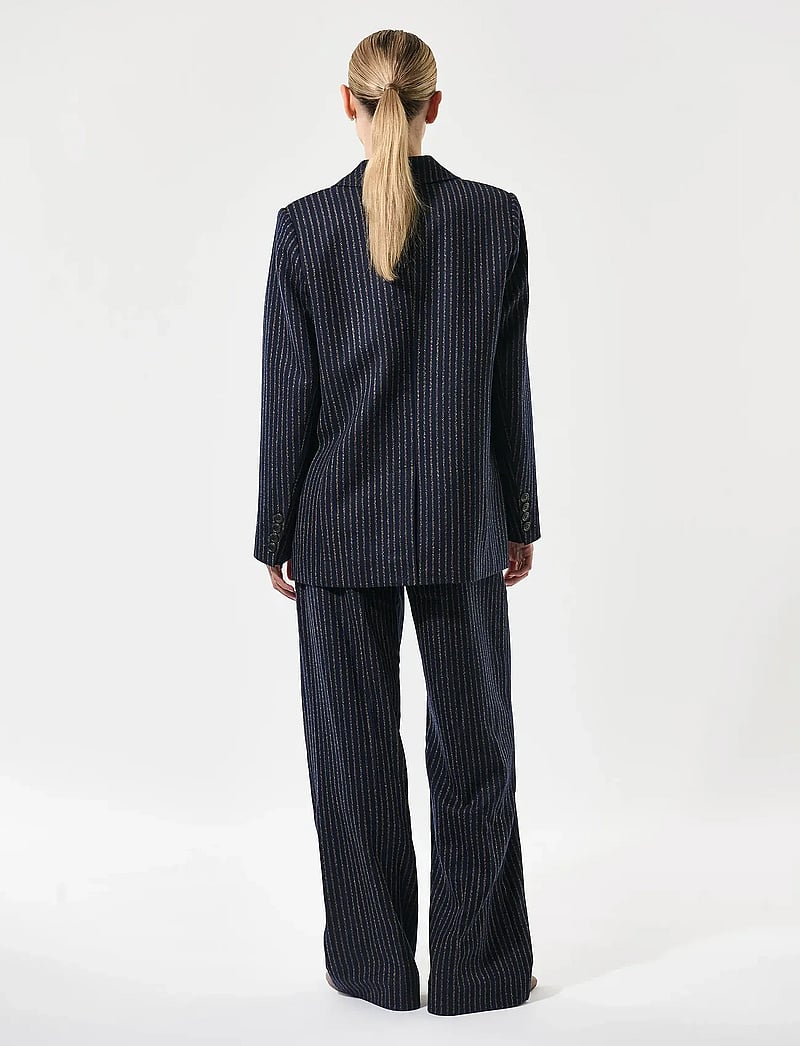 Dea Kudibal - ALBERTADEA - zweireihige blazer - blue pinstripe - 4