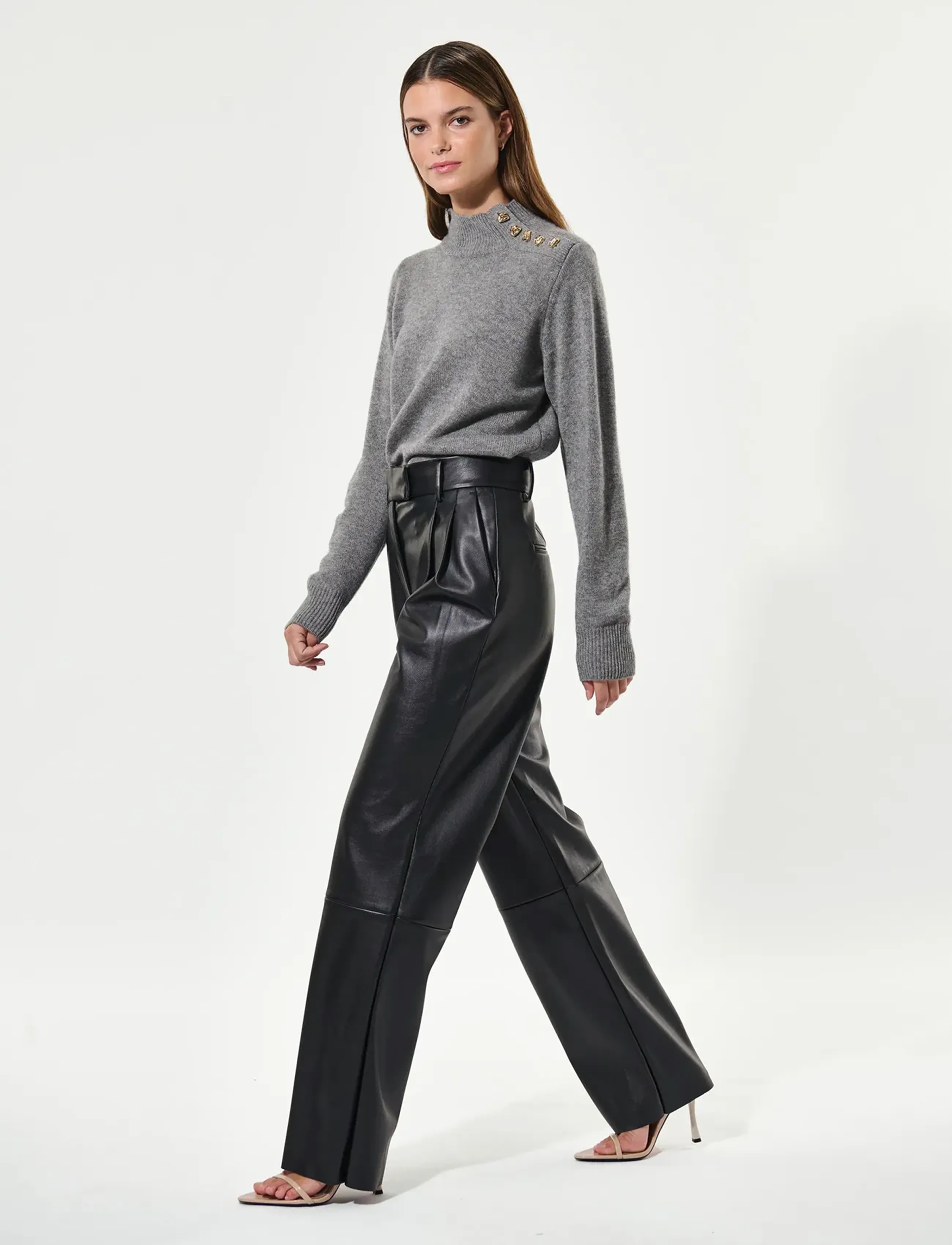 Dea Kudibal - ROXANNEDEA - nahkpüksid - black - 3