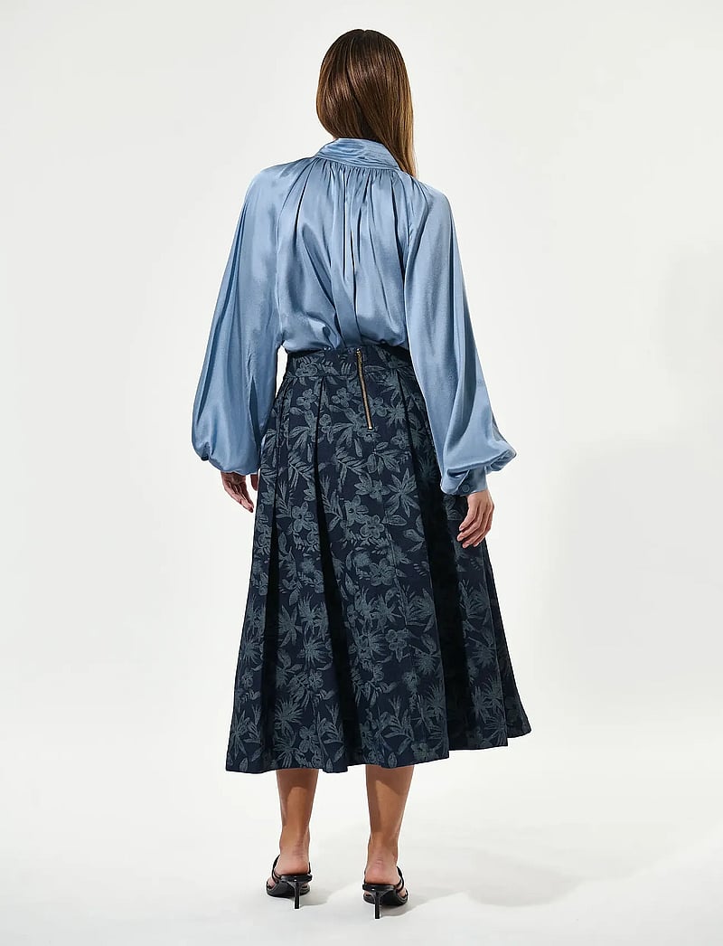 Dea Kudibal - ABEYDEA - midi-röcke - floral denim - 4