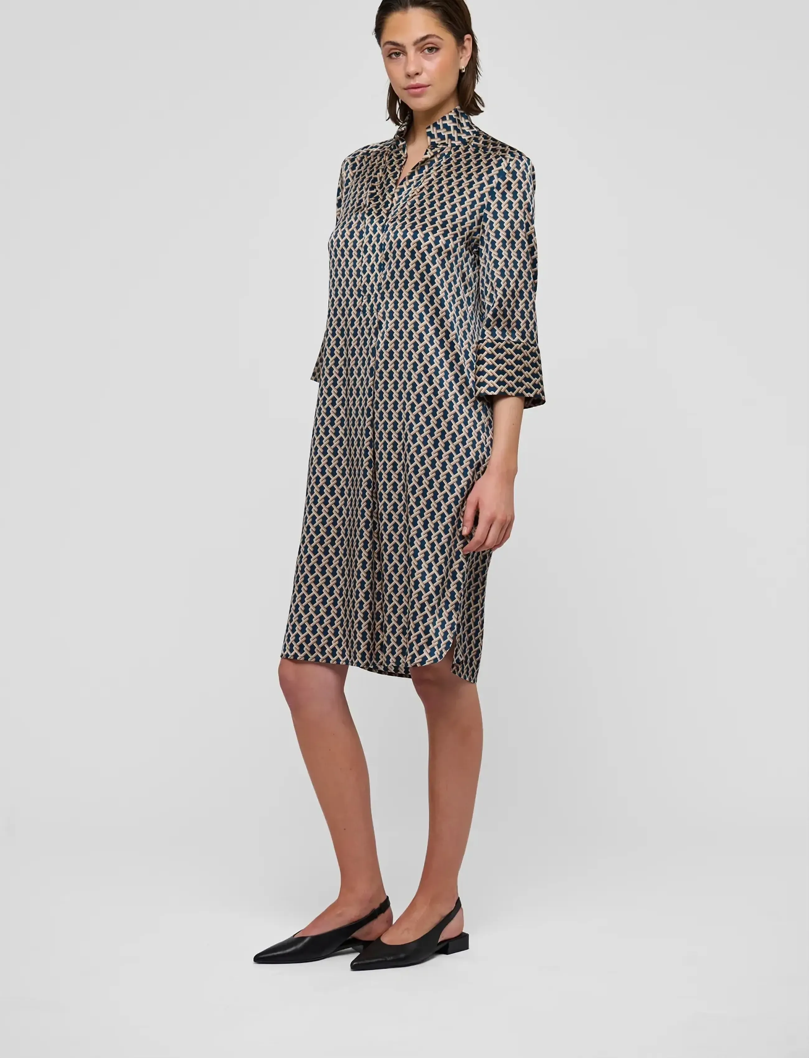 Dea Kudibal KAMILLESDEA - Midikleider - TANGLE BISCOTTI / multi