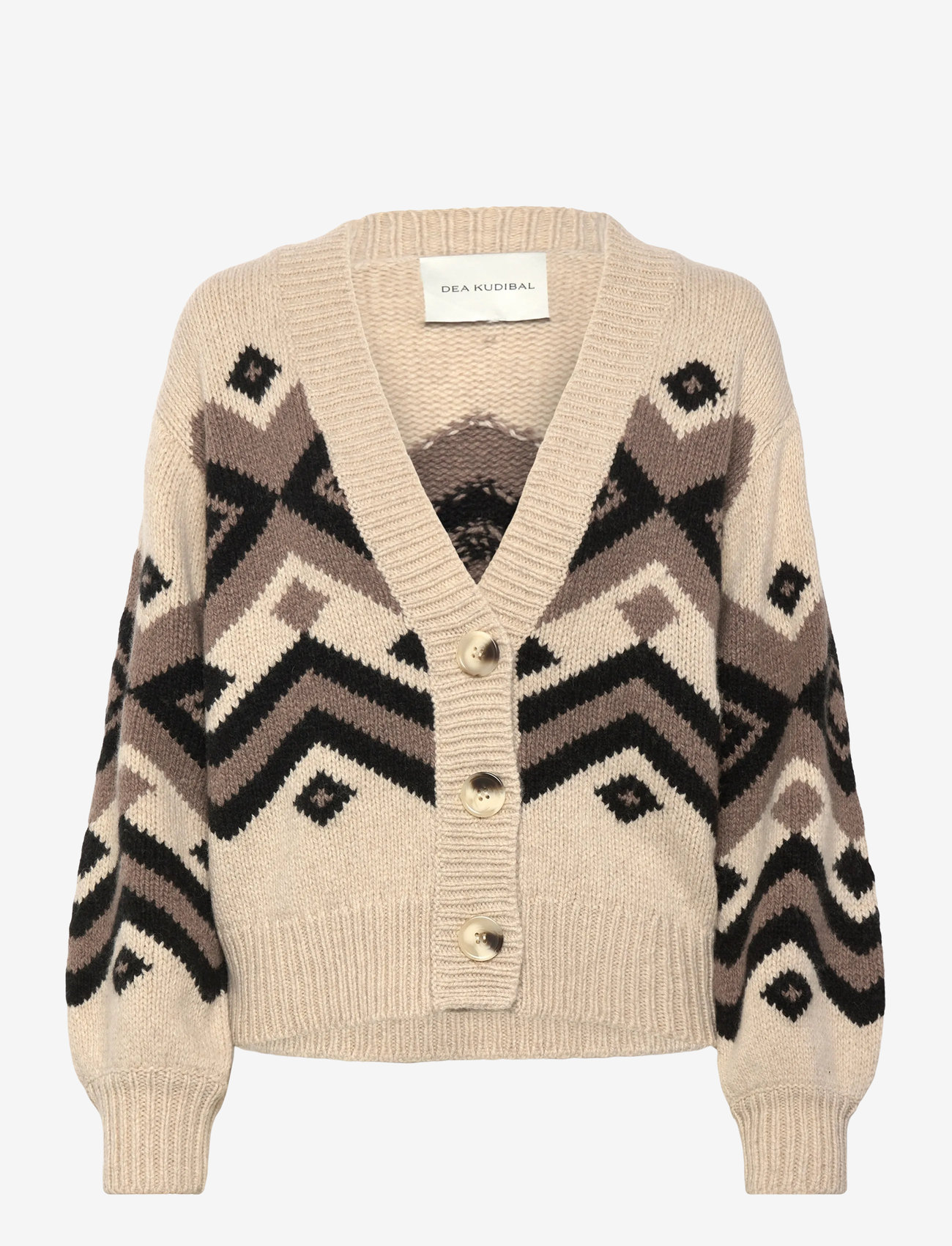 Dea Kudibal - RIGADEA - herbstliche kleidung - fair isle cream - 0