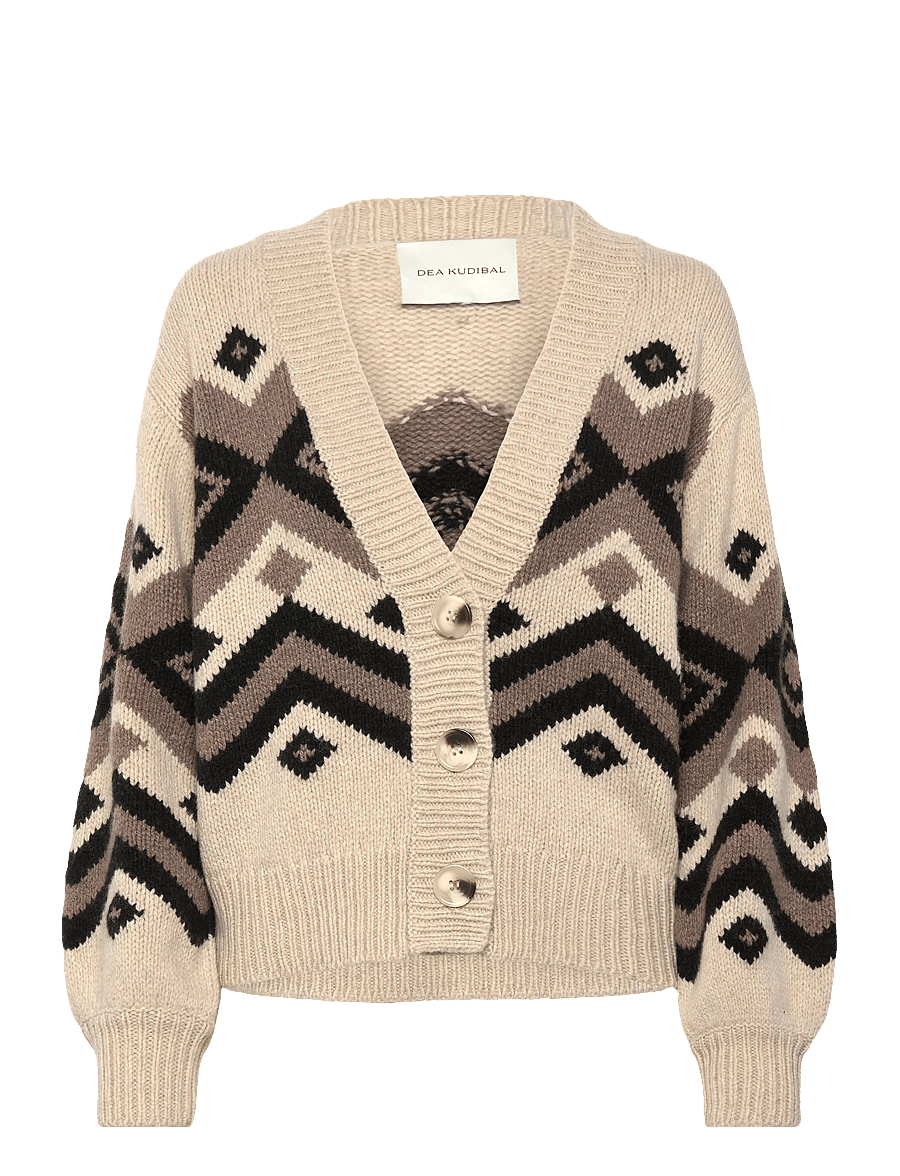 Dea Kudibal - RIGADEA - strickjacken - fair isle cream - 0