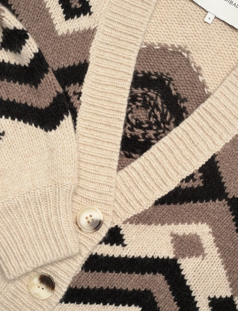 Dea Kudibal - RIGADEA - cardigans - fair isle cream - 2