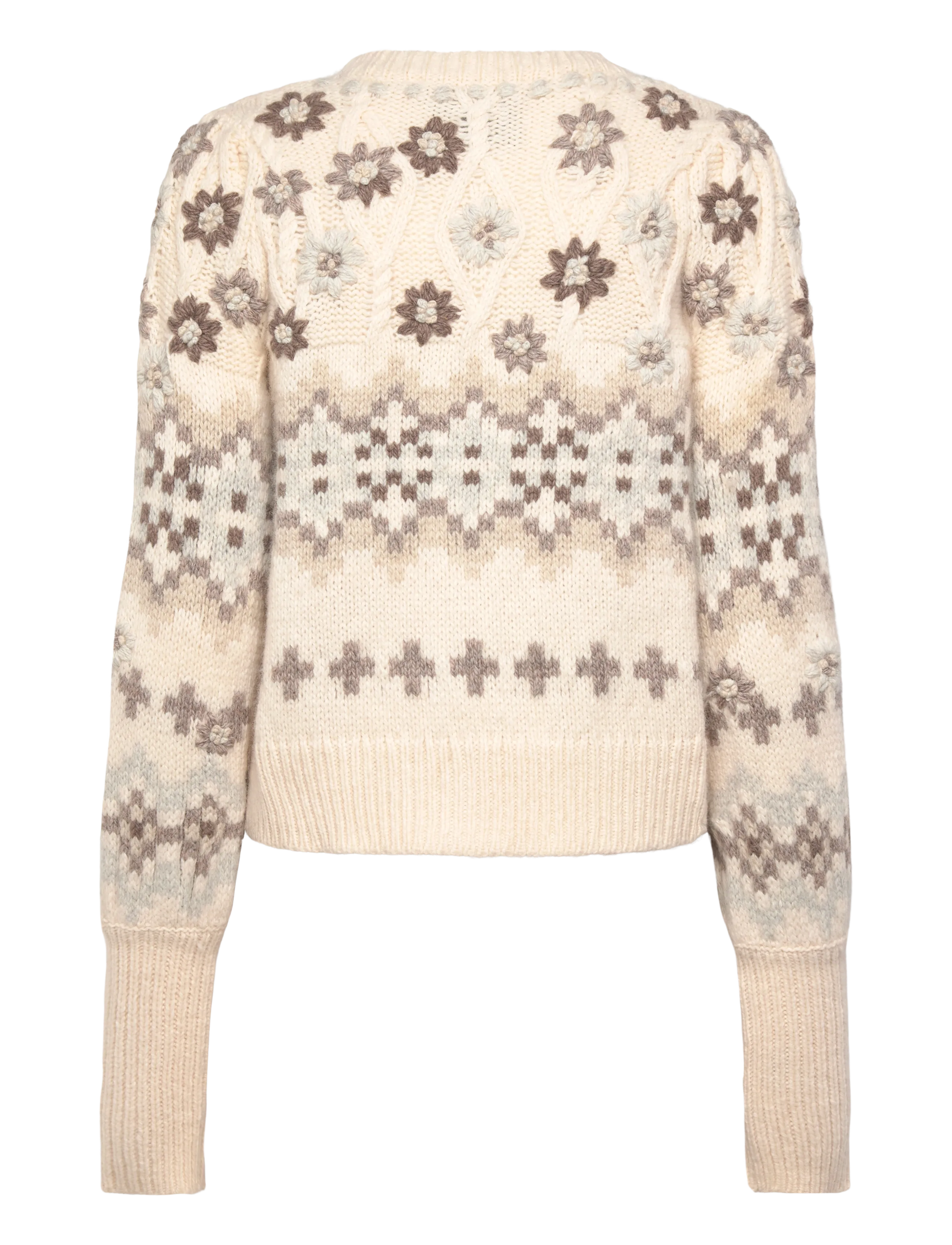 Kofta 'Livadea' beige / kräm / ljusblå 3
