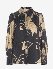 Dea Kudibal - ASTA - long-sleeved blouses - colossal black - 0