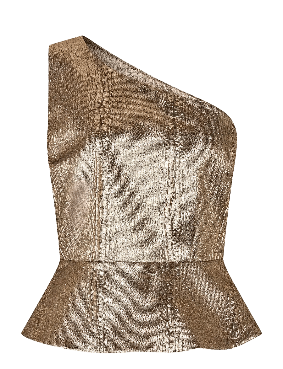 Dea Kudibal - BARIDEA - Ärmellose tops - black gold - 1