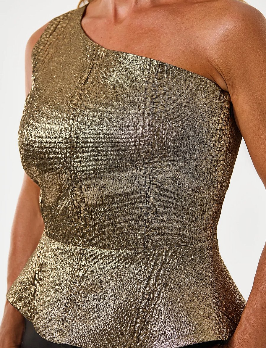 Dea Kudibal - BARIDEA - Ärmellose tops - black gold - 5
