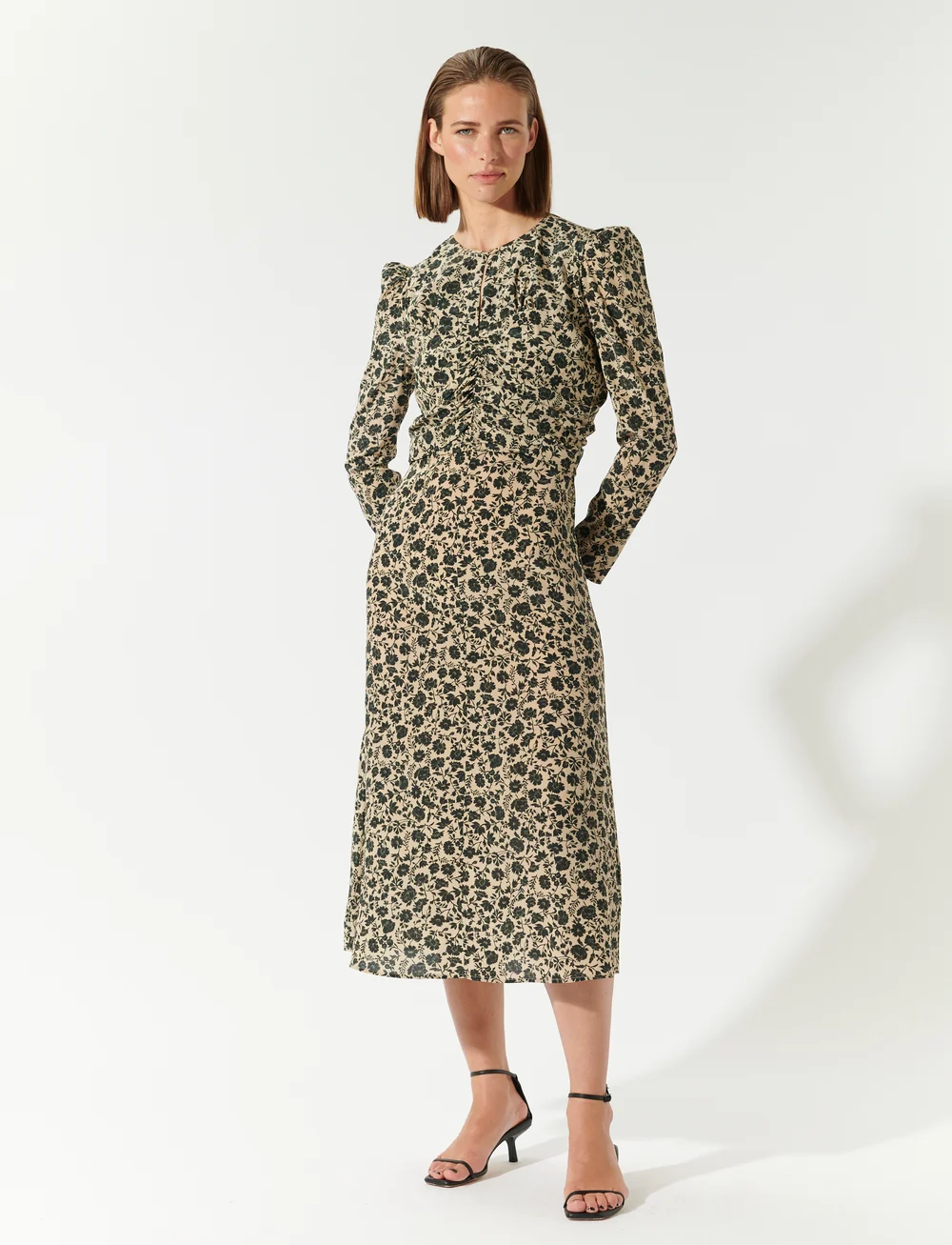 Dea Kudibal - ClaudiaDEA - midikleider - crocus creme - 0