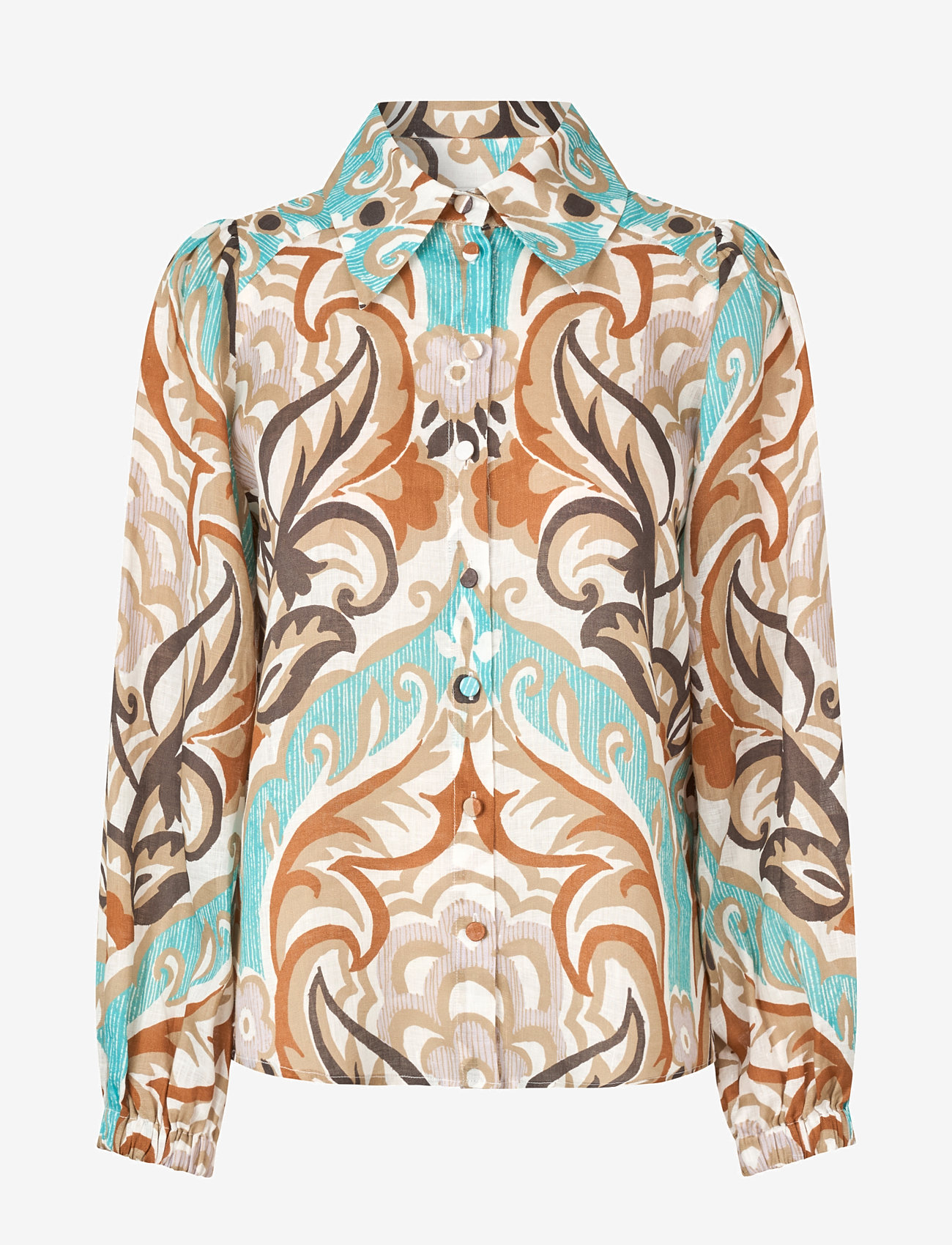 Dea Kudibal - SIOMADEA NS - long sleeved blouses - duncan spice - 1