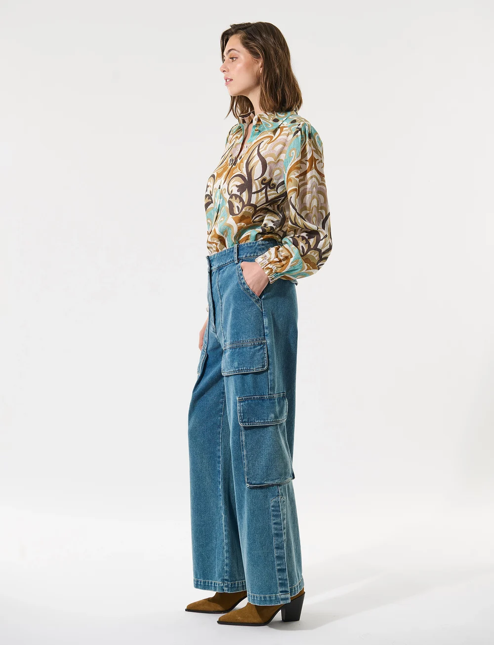 Dea Kudibal - SIOMADEA NS - långärmade blusar - duncan spice - 3