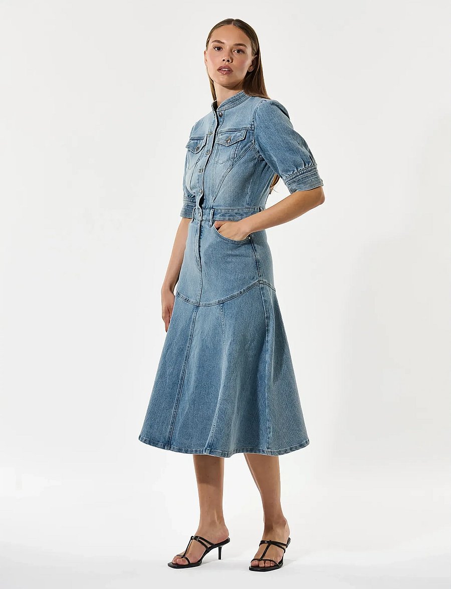 Dea Kudibal - SELENADEA - denimkjoler - light blue - 0