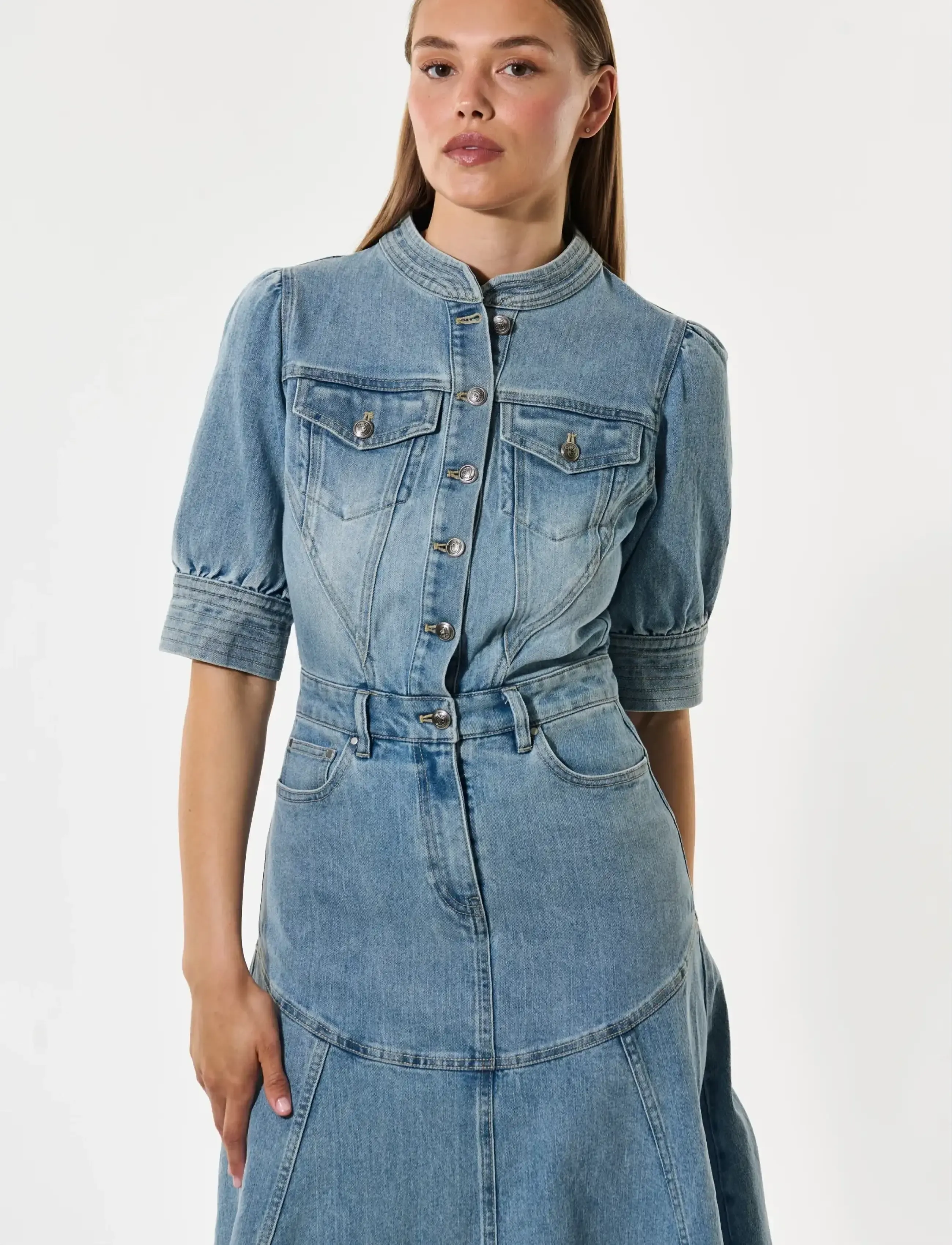 Dea Kudibal - SELENADEA - jeanskleider - light blue - 4