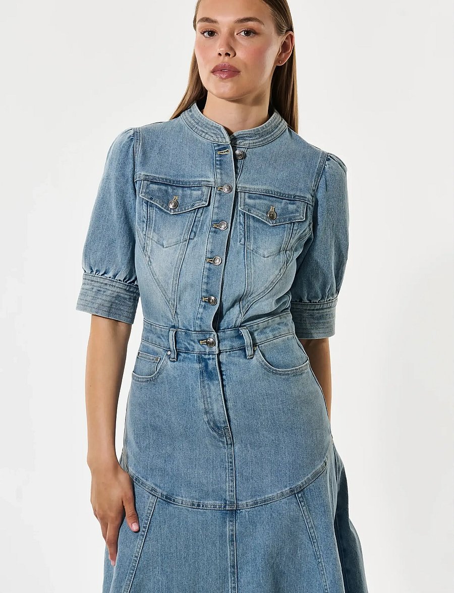 Dea Kudibal - SELENADEA - denimkjoler - light blue - 4