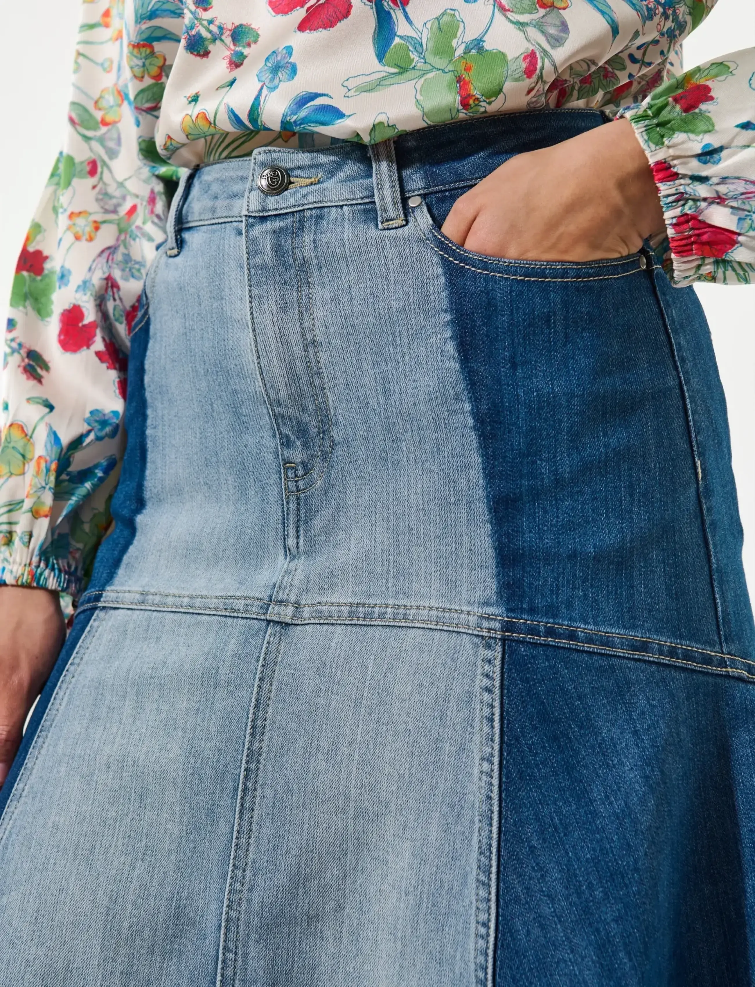 Dea Kudibal - LORINDASDEA - denim skirts - blue mix - 4