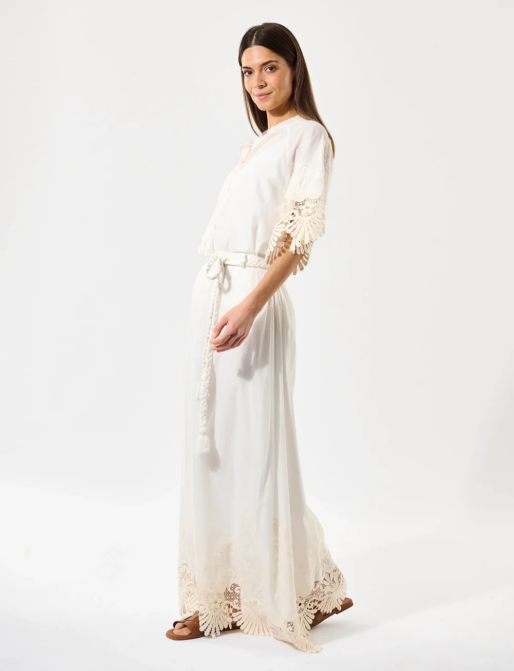 Dea Kudibal - LARISDEA NS - garie svārki - white cream - 3