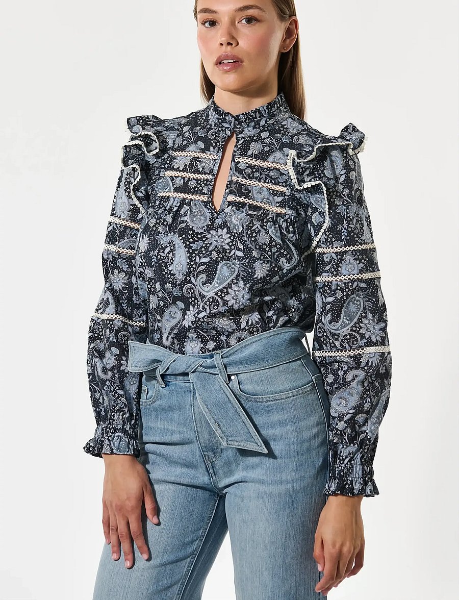 Dea Kudibal - YARADEA NS - langærmede bluser - paisley - 0