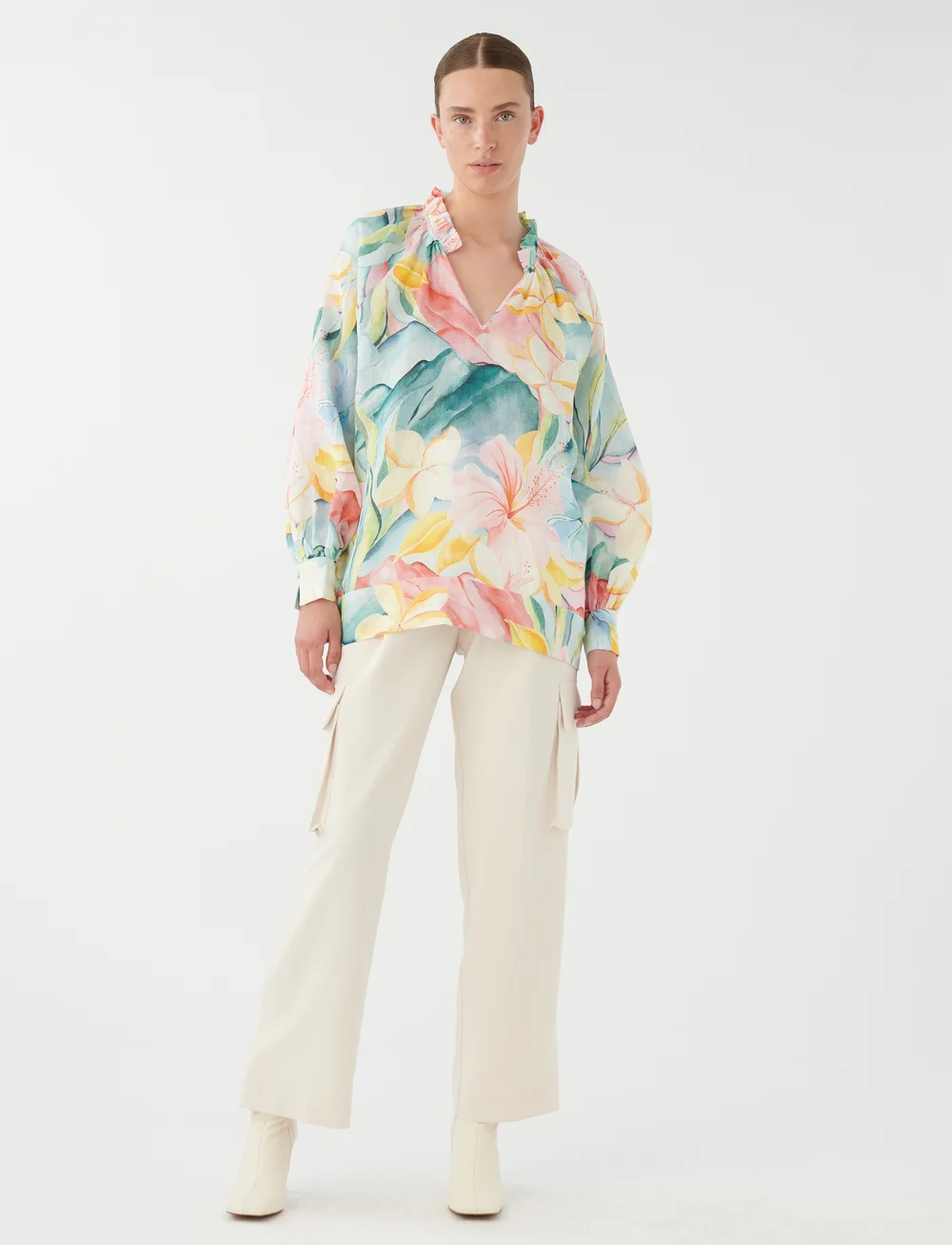 Dea Kudibal - AINADEA NS - langærmede bluser - desert - 0