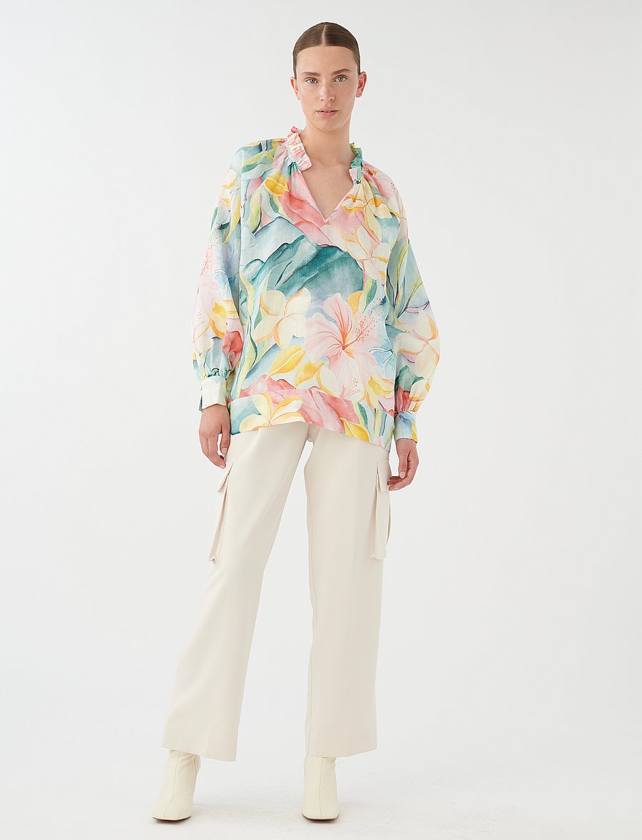 Dea Kudibal - AINADEA NS - long sleeved blouses - desert - 0