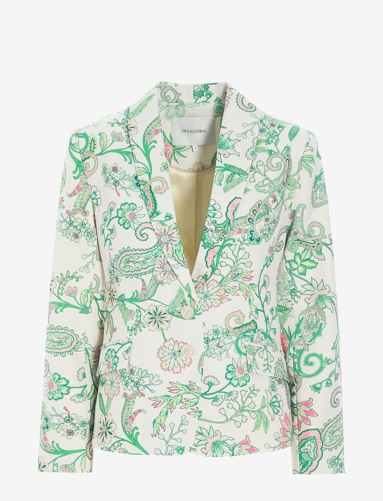Dea Kudibal - ZINSADEA - einreihige blazer - paisley frog - 1