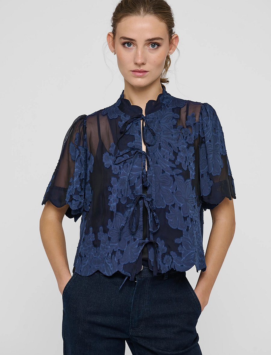 Dea Kudibal - ANJADEA NS - kurzärmelige blusen - flora imperial - 4